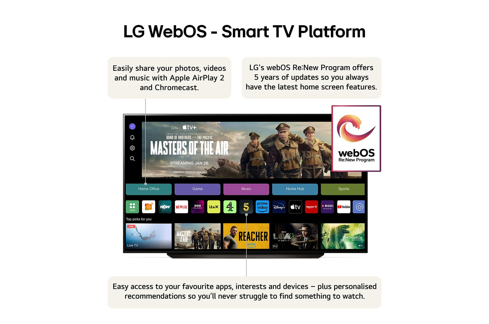 LG OLED83C44LA.AEK 83" 4K OLED Evo C4 Smart TV - Umber Brown thumbnail image