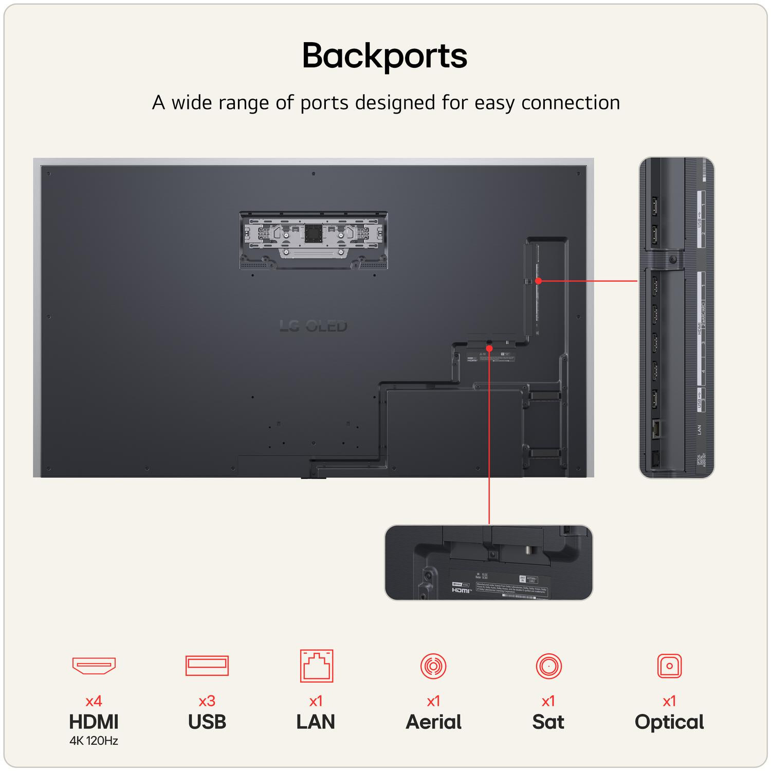 LG OLED83G64LW.AEK 83" 4K OLED evo AI Wall mount version Smart TV thumbnail image