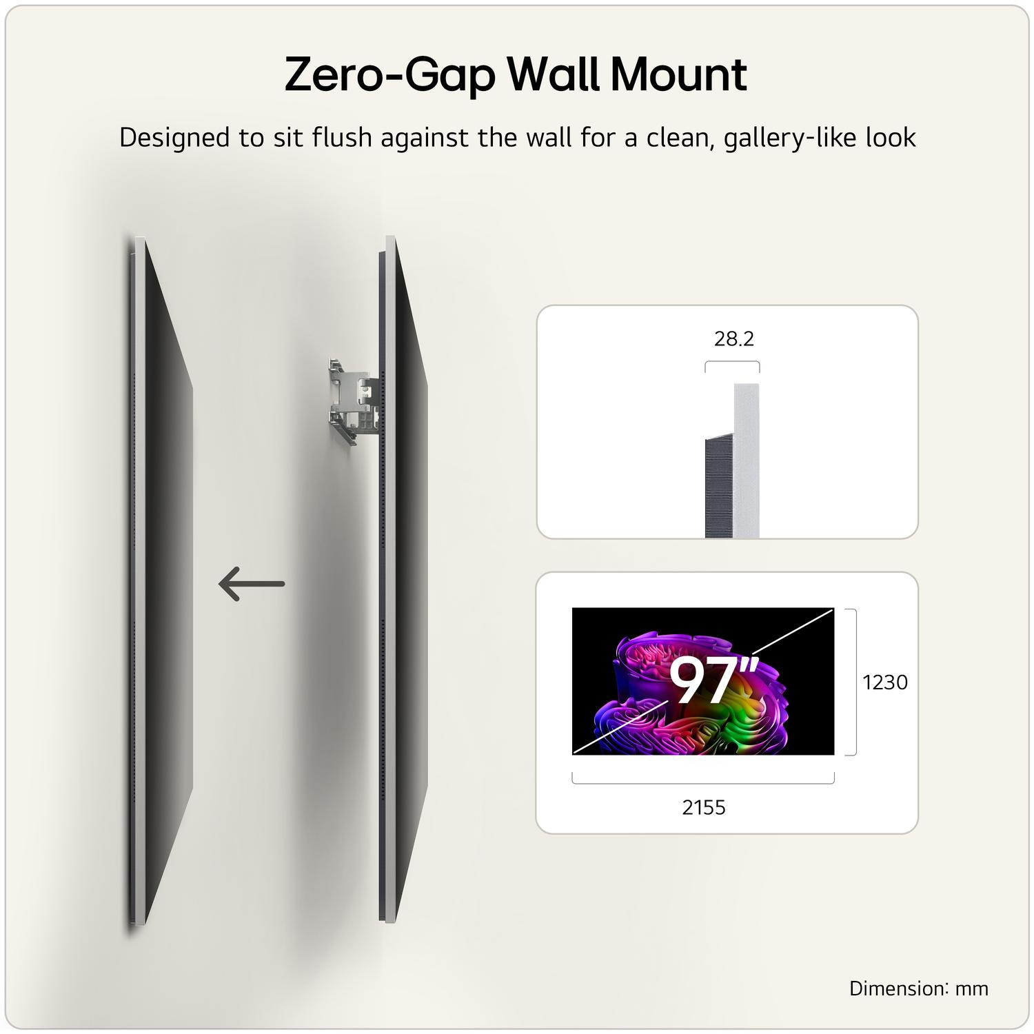 LG OLED97G64LW.AEK 97" 4K OLED evo AI Wall mount version Smart TV thumbnail image