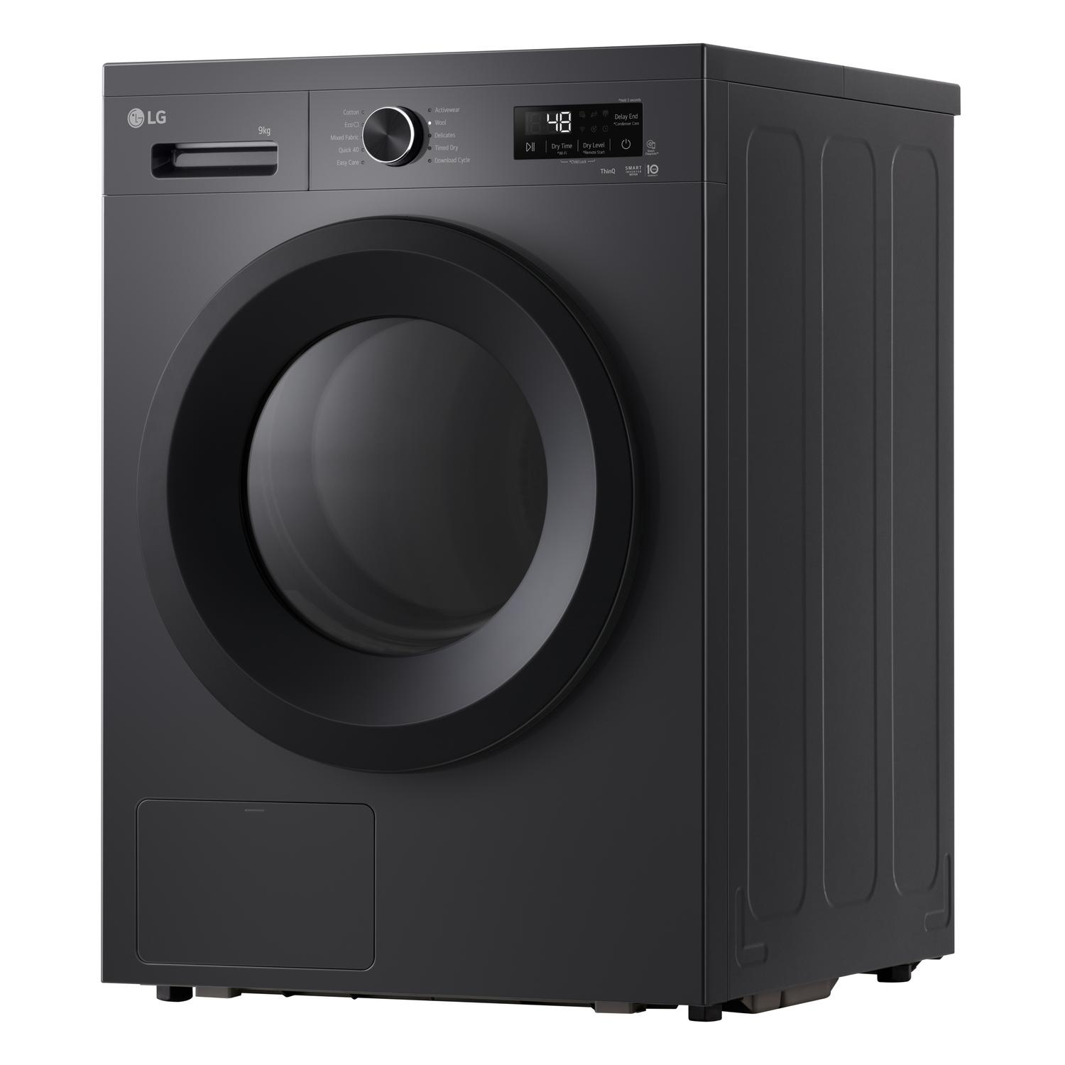 LG RHX1009NMK 9kg Heat Pump Tumble Dryer - Slate Grey thumbnail image