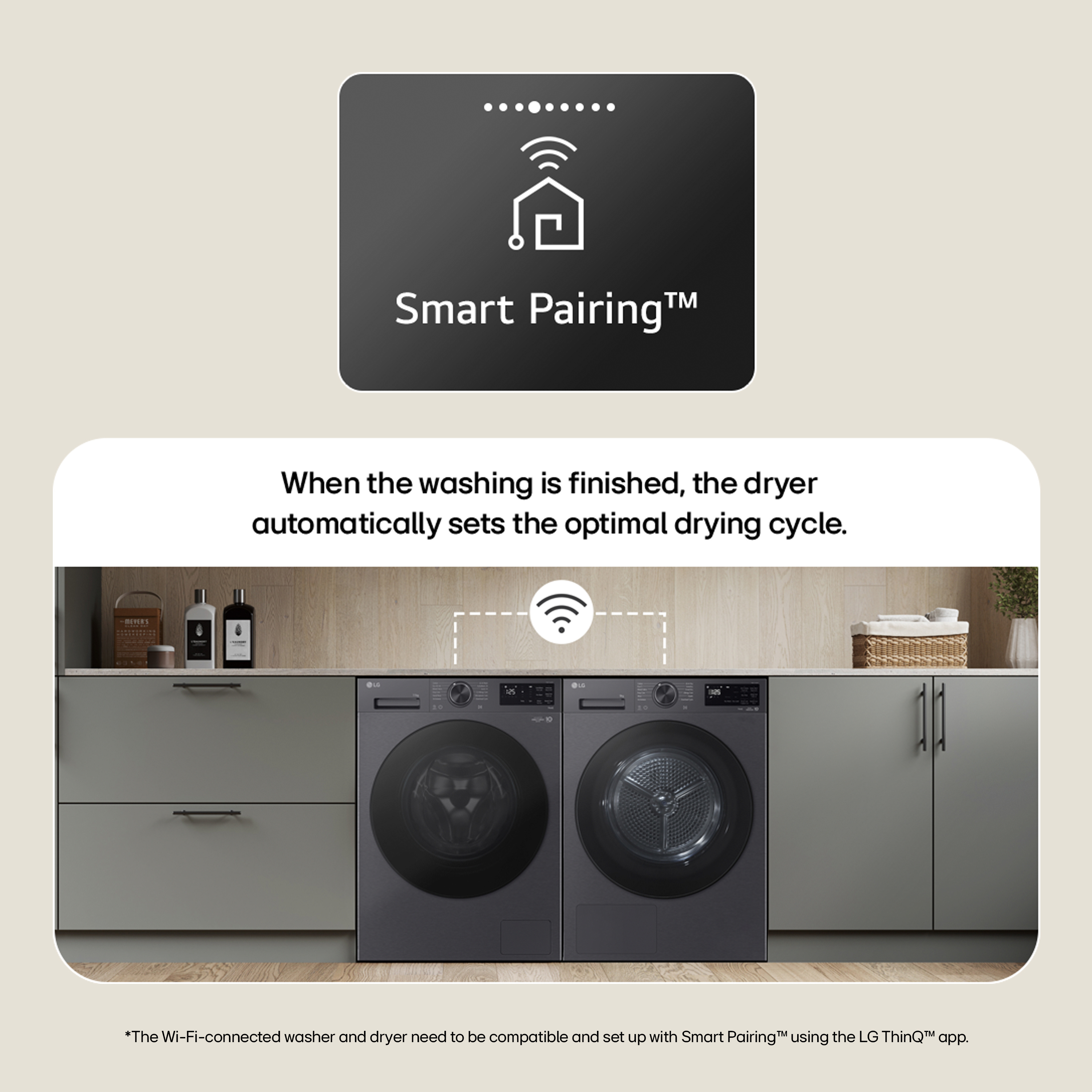 LG Series 5 RHX5009TWB 9kg Heat Pump Tumble Dryer - White thumbnail image
