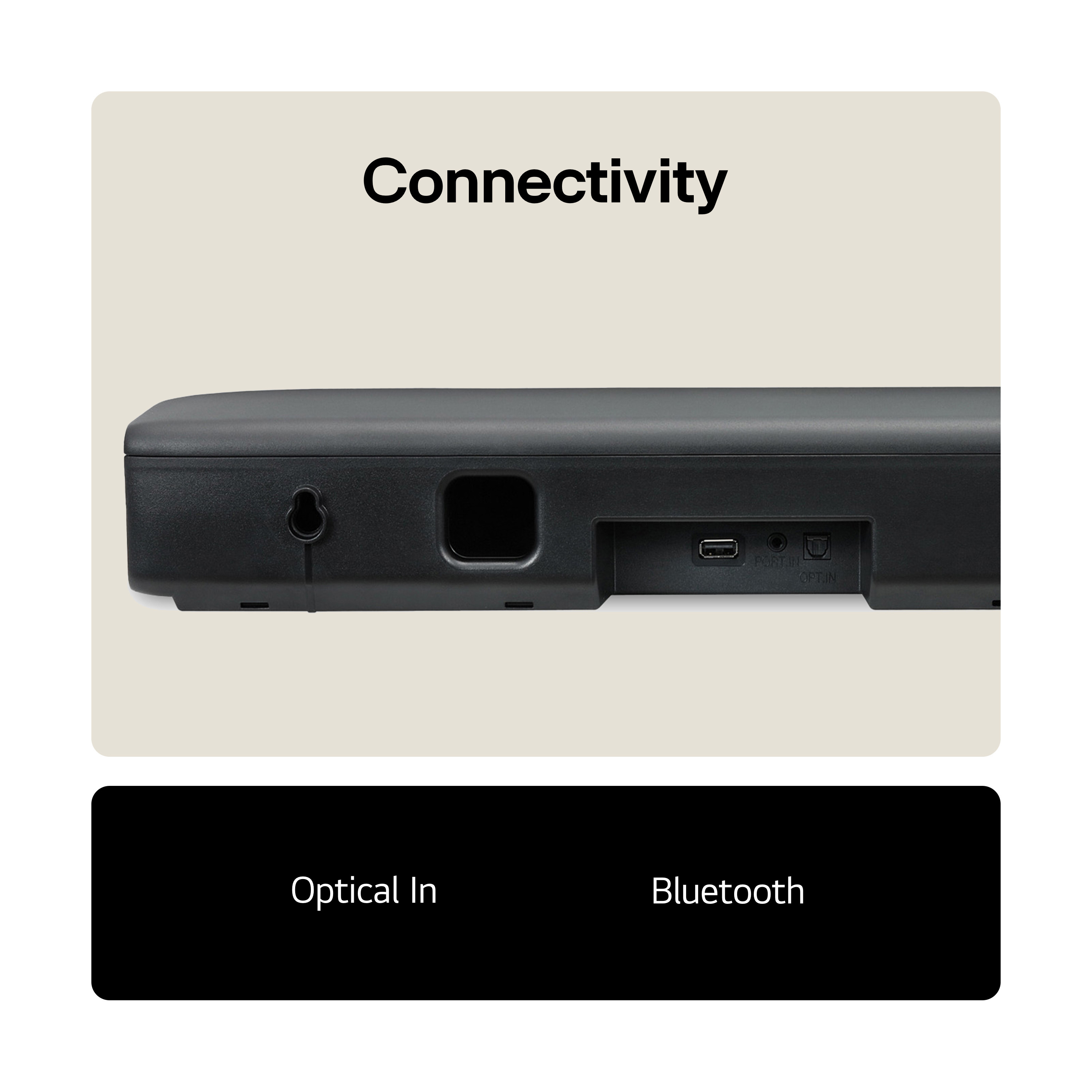 LG SQM1.AGBRLLK soundbar speaker 2.0 channels 40 W - Black thumbnail image