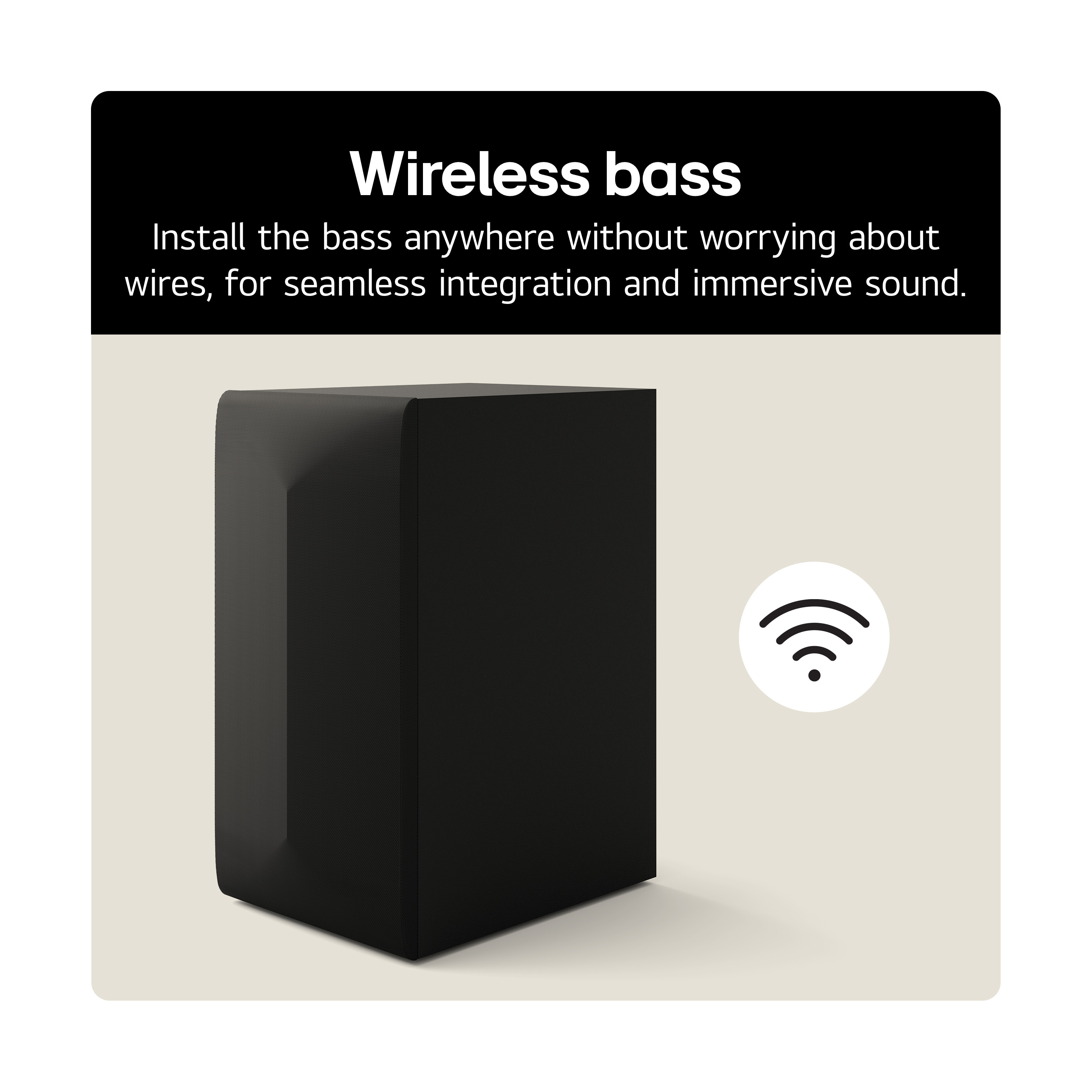 LG US60T Wireless 3.1ch Soundbar & Subwoofer - Black thumbnail image