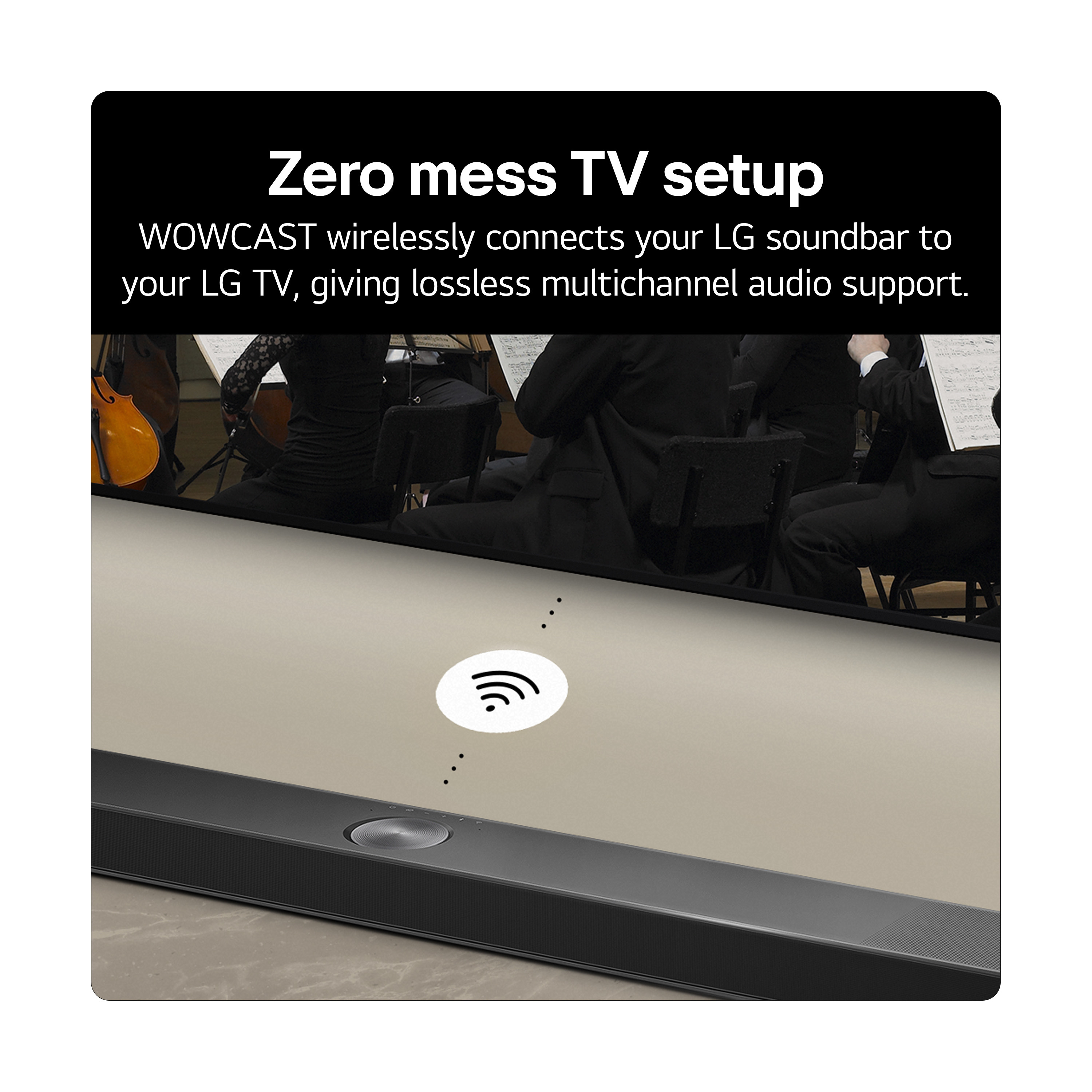 LG US60T Wireless 3.1ch Soundbar & Subwoofer - Black thumbnail image