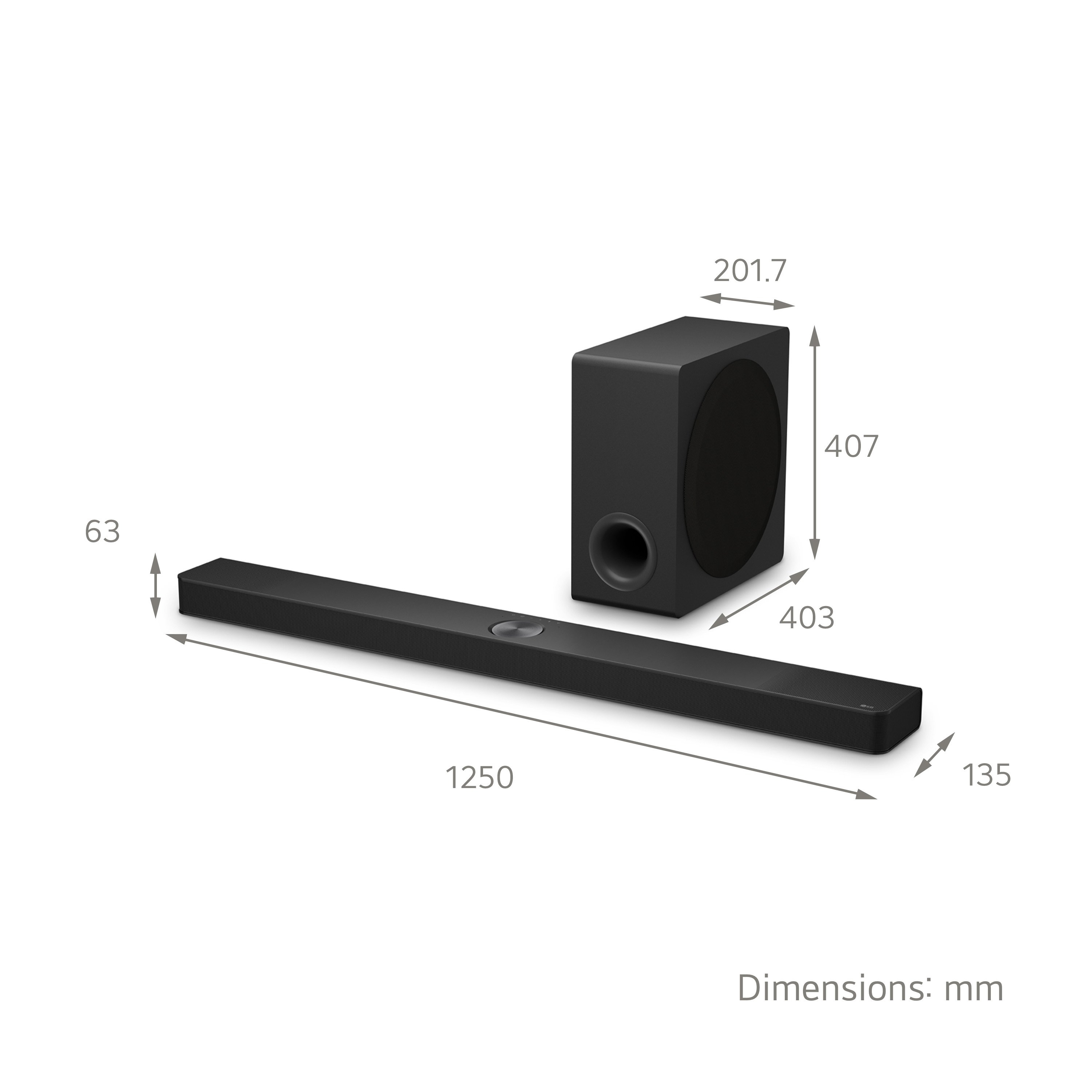 LG US90TY Wireless5.1.3ch Soundbar & Subwoofer - Black thumbnail image