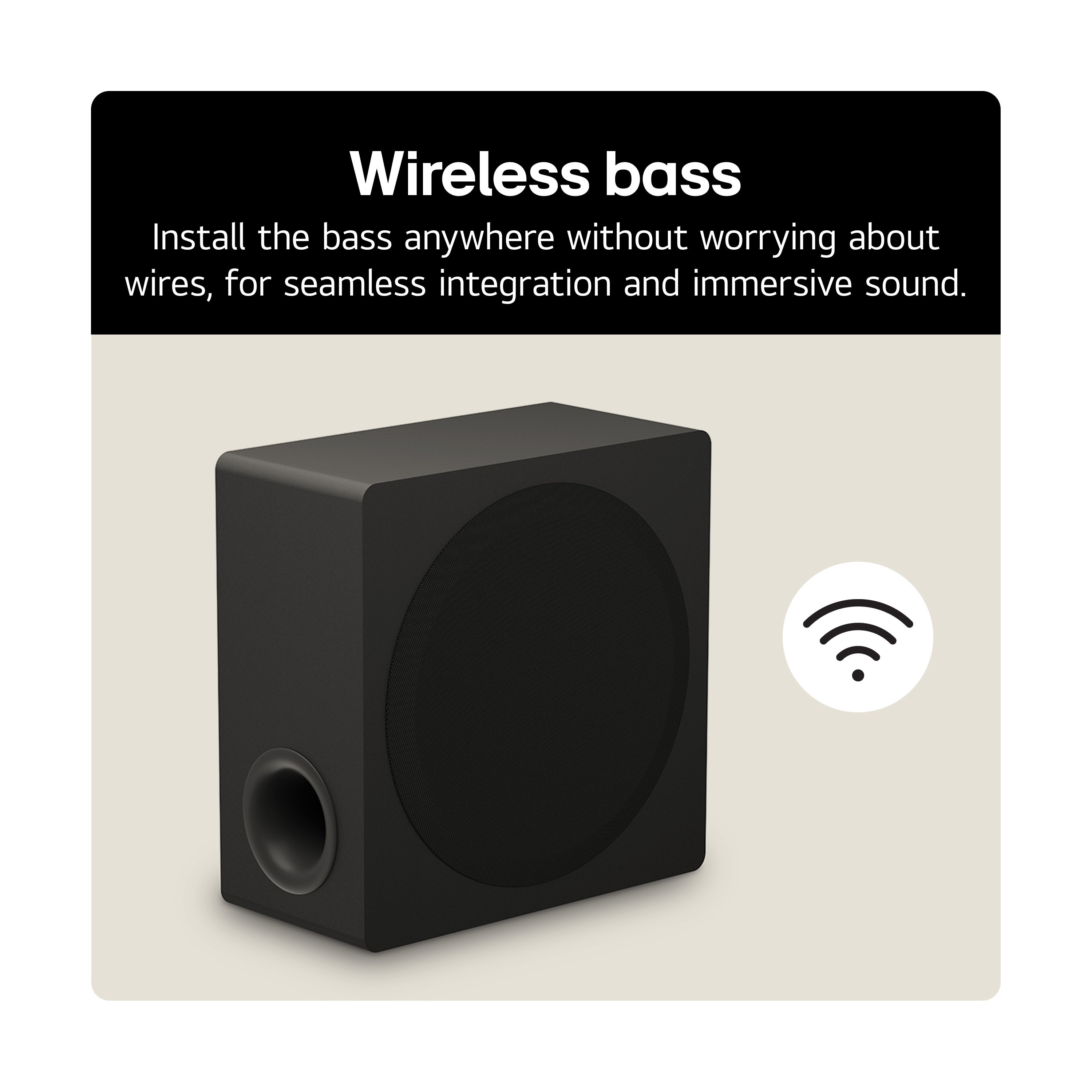LG US90TY Wireless5.1.3ch Soundbar & Subwoofer - Black thumbnail image