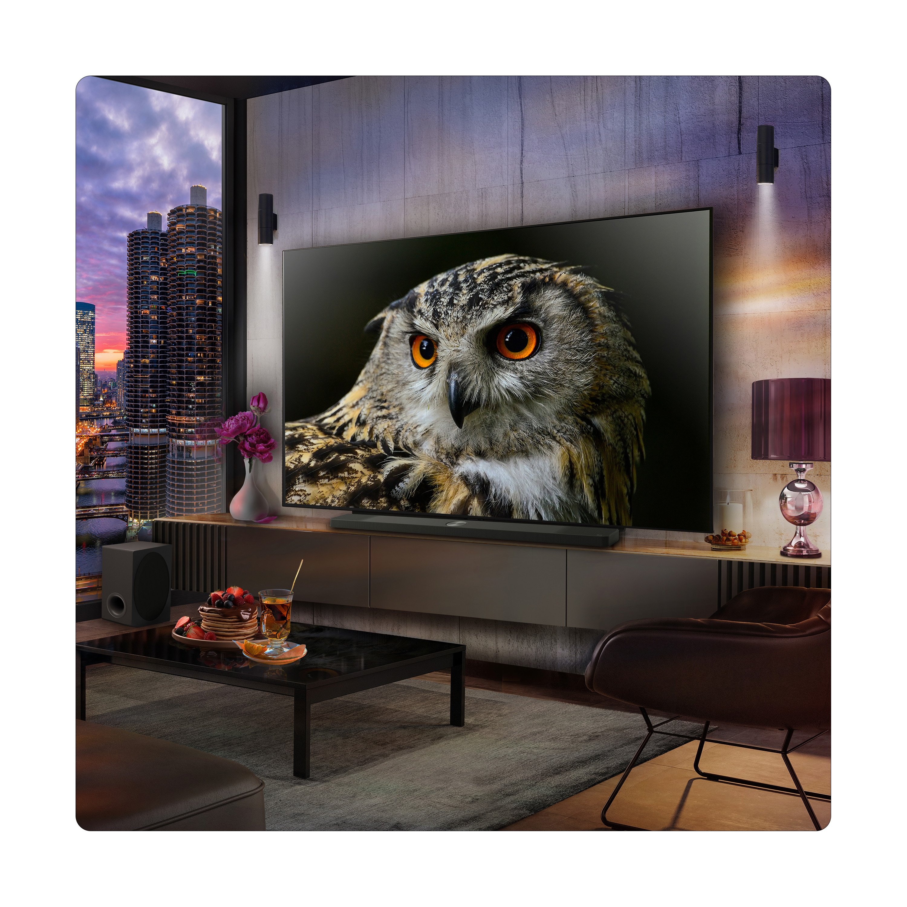 LG US90TY Wireless5.1.3ch Soundbar & Subwoofer - Black thumbnail image