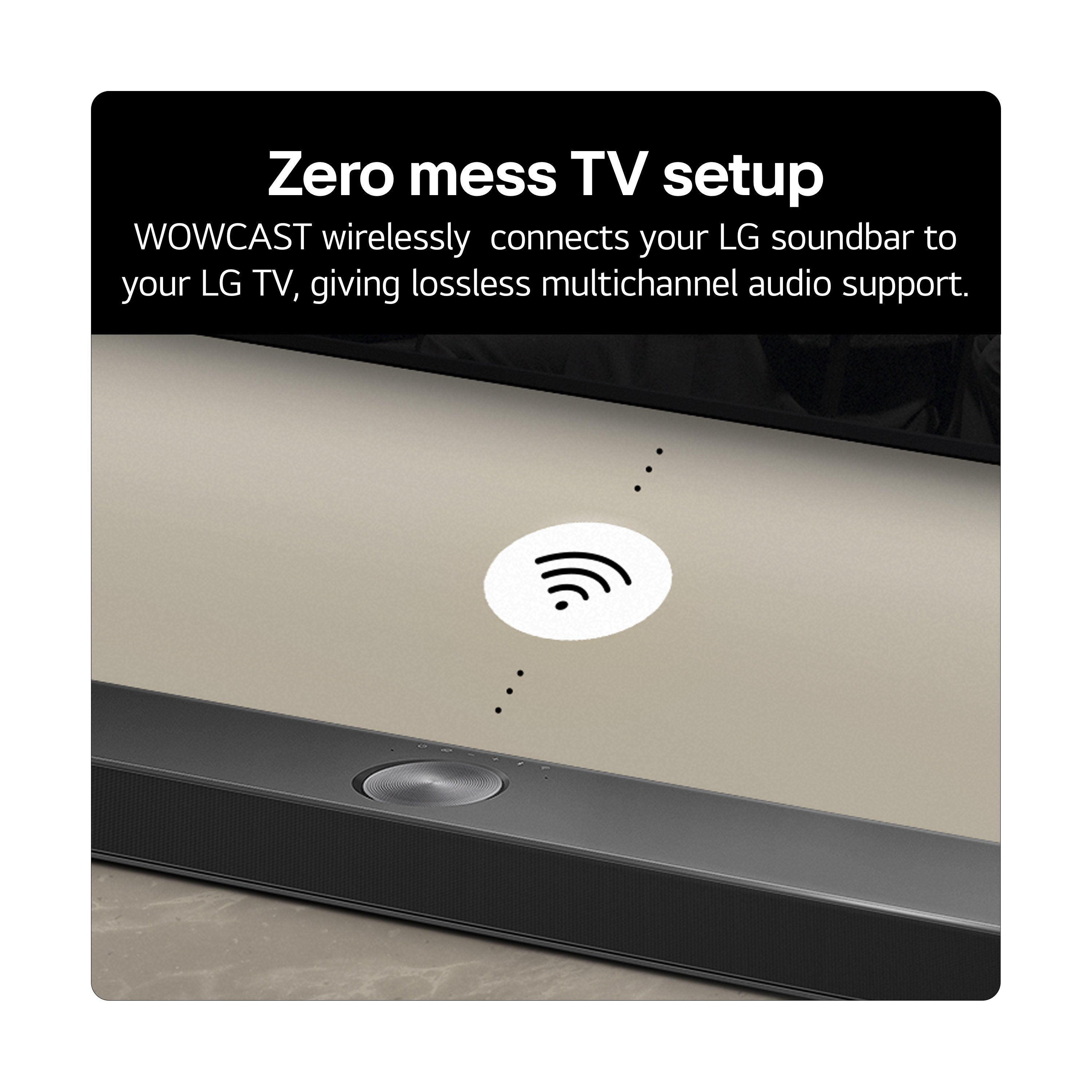 LG USG10TY Wireless3.1ch Soundbar & Subwoofer - Black thumbnail image