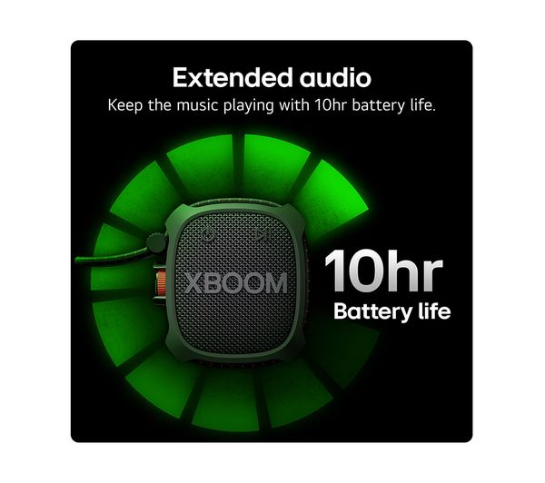 LG XG2TBK.CEUSLLK Go XG2 Portable Bluetooth Speaker  thumbnail image