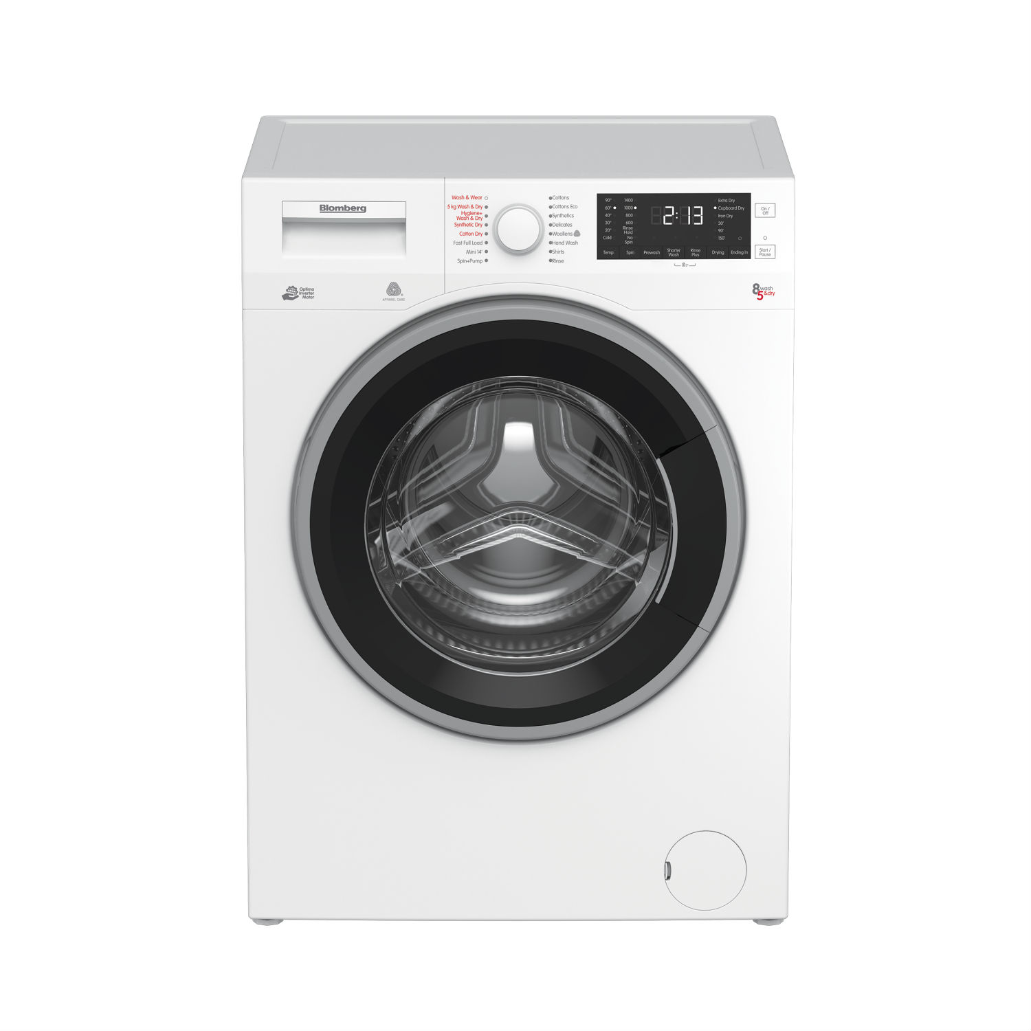 Blomberg 8kg/5kg 1400 Spin Washer Dryer - White - A Energy Rated thumbnail image
