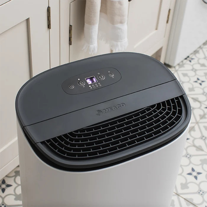 Meaco ARETEONE20L MeacoDry Arete One 20L Dehumidifier & Air Purifier - White and charcoal black thumbnail image