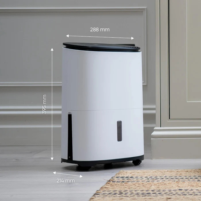 Meaco ARETEONE6L, 6L Compact Dehumidifier / Air Purifier - White and charcoal black thumbnail image