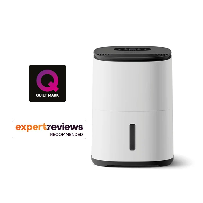 Meaco ARETEONE6L, 6L Compact Dehumidifier / Air Purifier - White and charcoal black thumbnail image