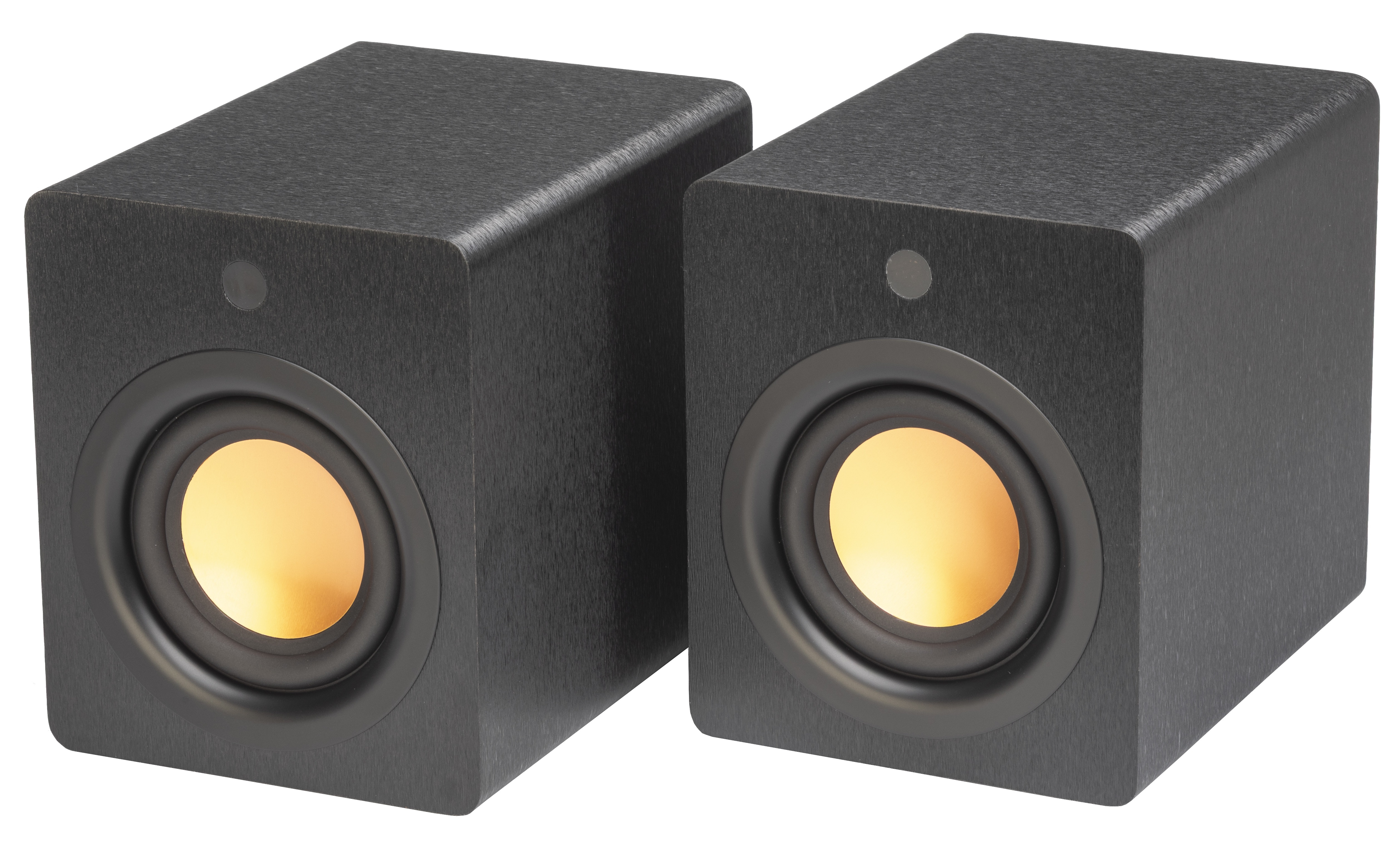Mitchell Acoustics Ustream Cube Active stereo wireless Speakers - Black thumbnail image