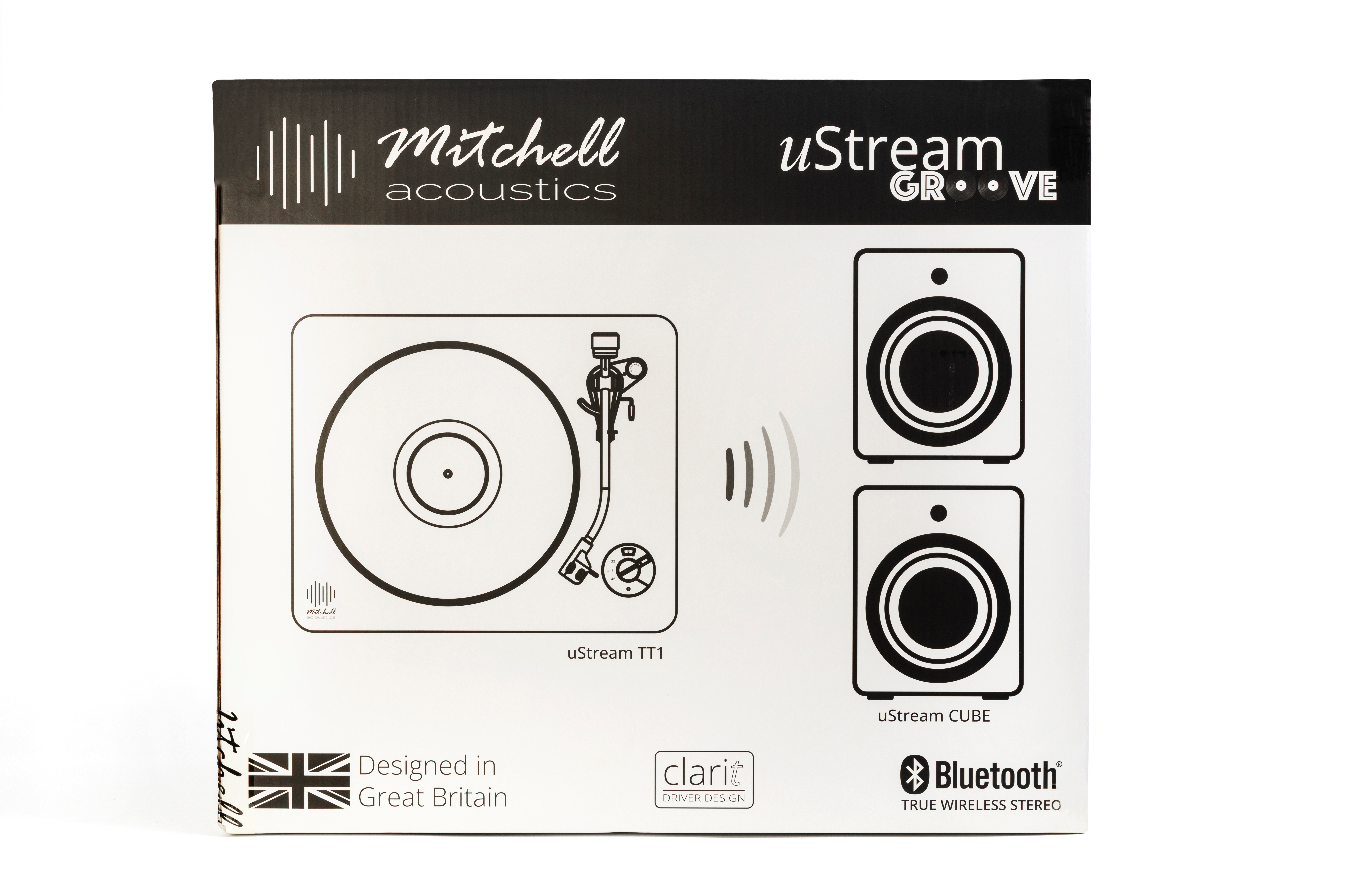 Mitchell Acoustics uStream Groove Turntable with Speakers thumbnail image