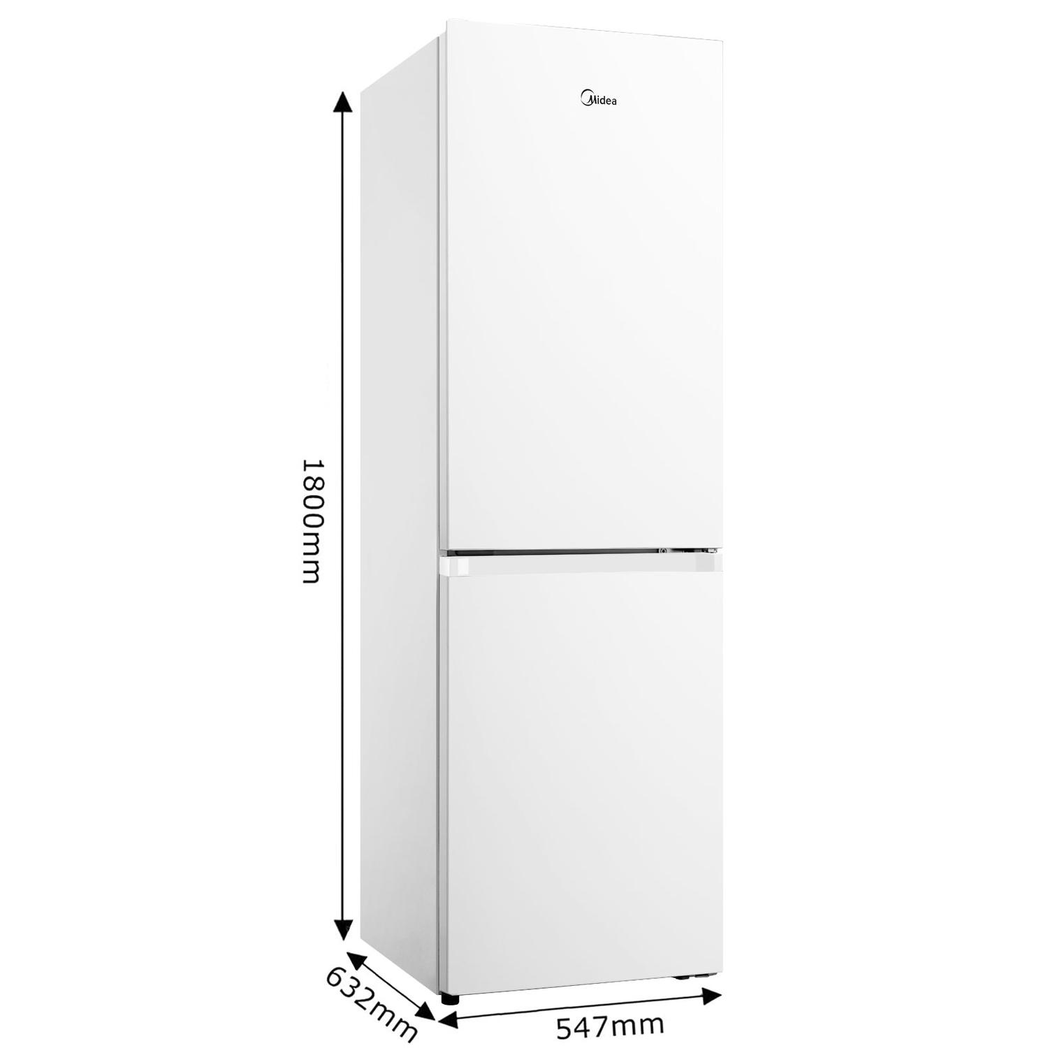 Midea MDRB379FGD01 54.7cm 60/40 Total No Frost Fridge Freezer - White thumbnail image