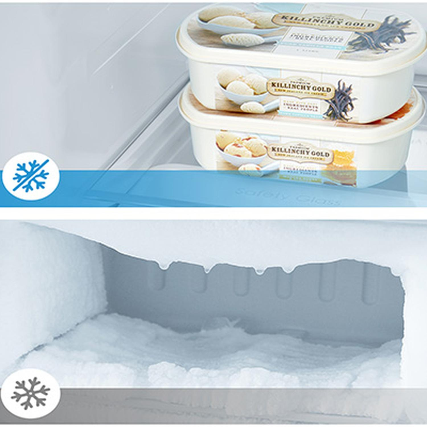 Midea MDRB379FGD01 54.7cm 60/40 Total No Frost Fridge Freezer - White thumbnail image