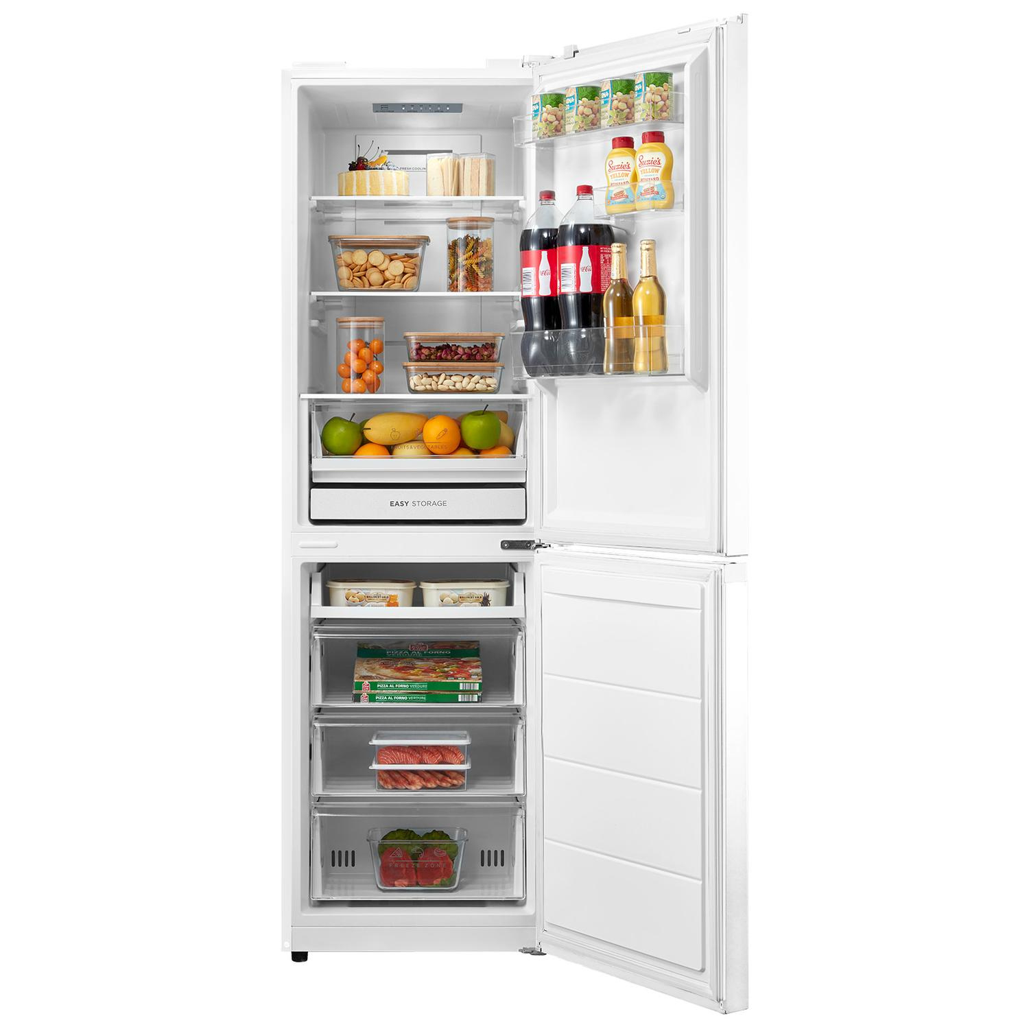 Midea MDRB379FGD01 54.7cm 60/40 Total No Frost Fridge Freezer - White thumbnail image
