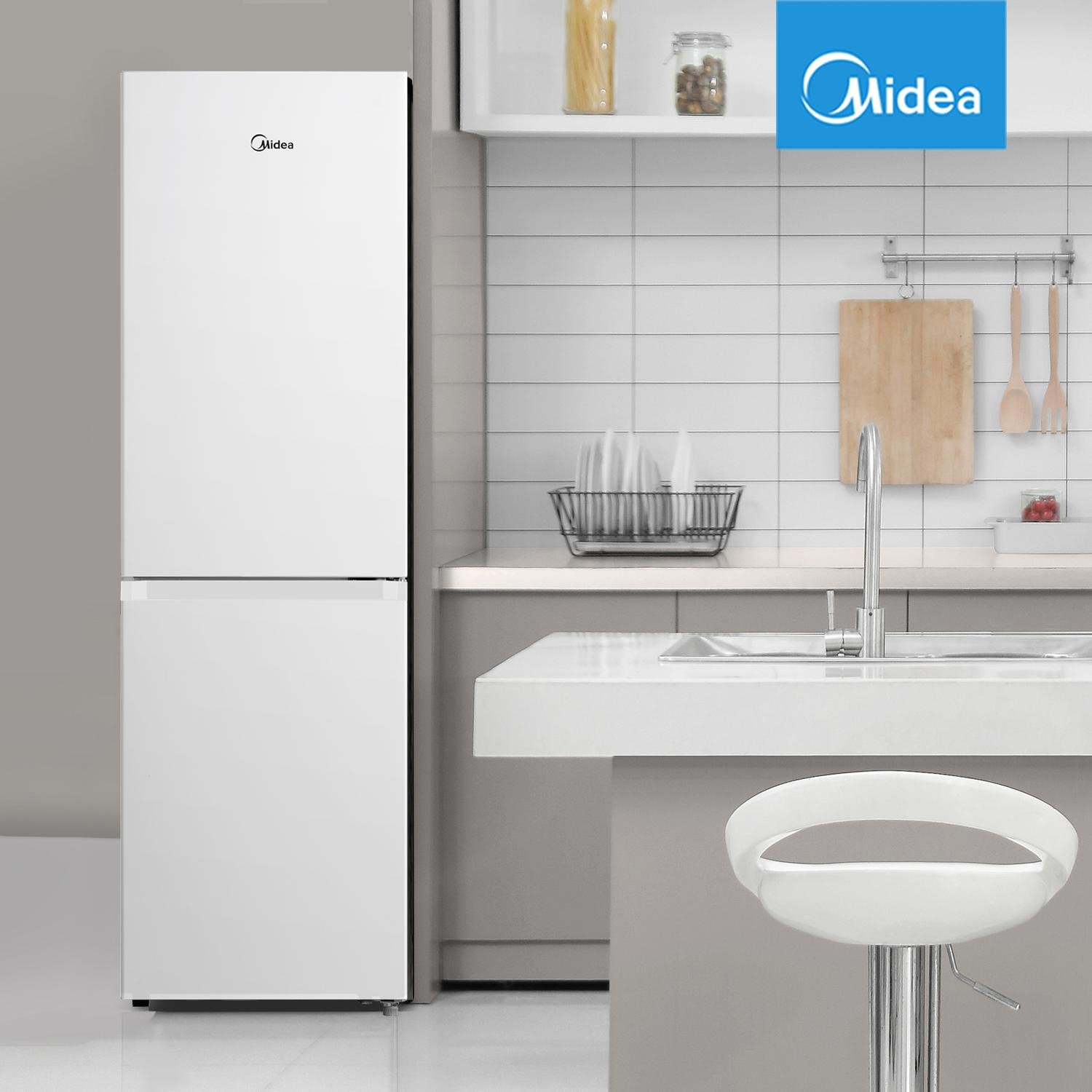 Midea MDRB379FGD01 54.7cm 60/40 Total No Frost Fridge Freezer - White thumbnail image