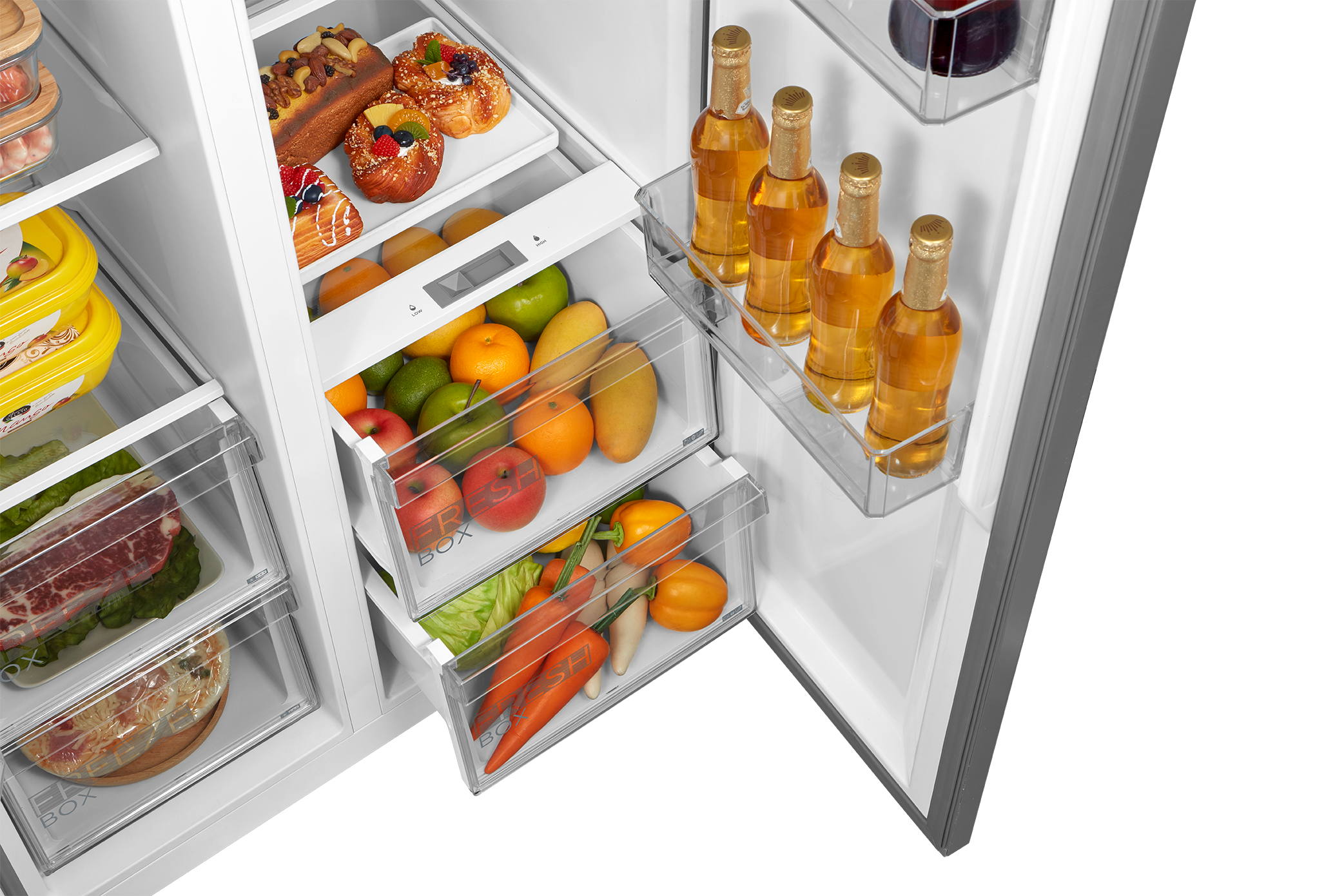 Midea MDRS619FIE46 83.5cm 460L Frost Free Fridge Freezer thumbnail image
