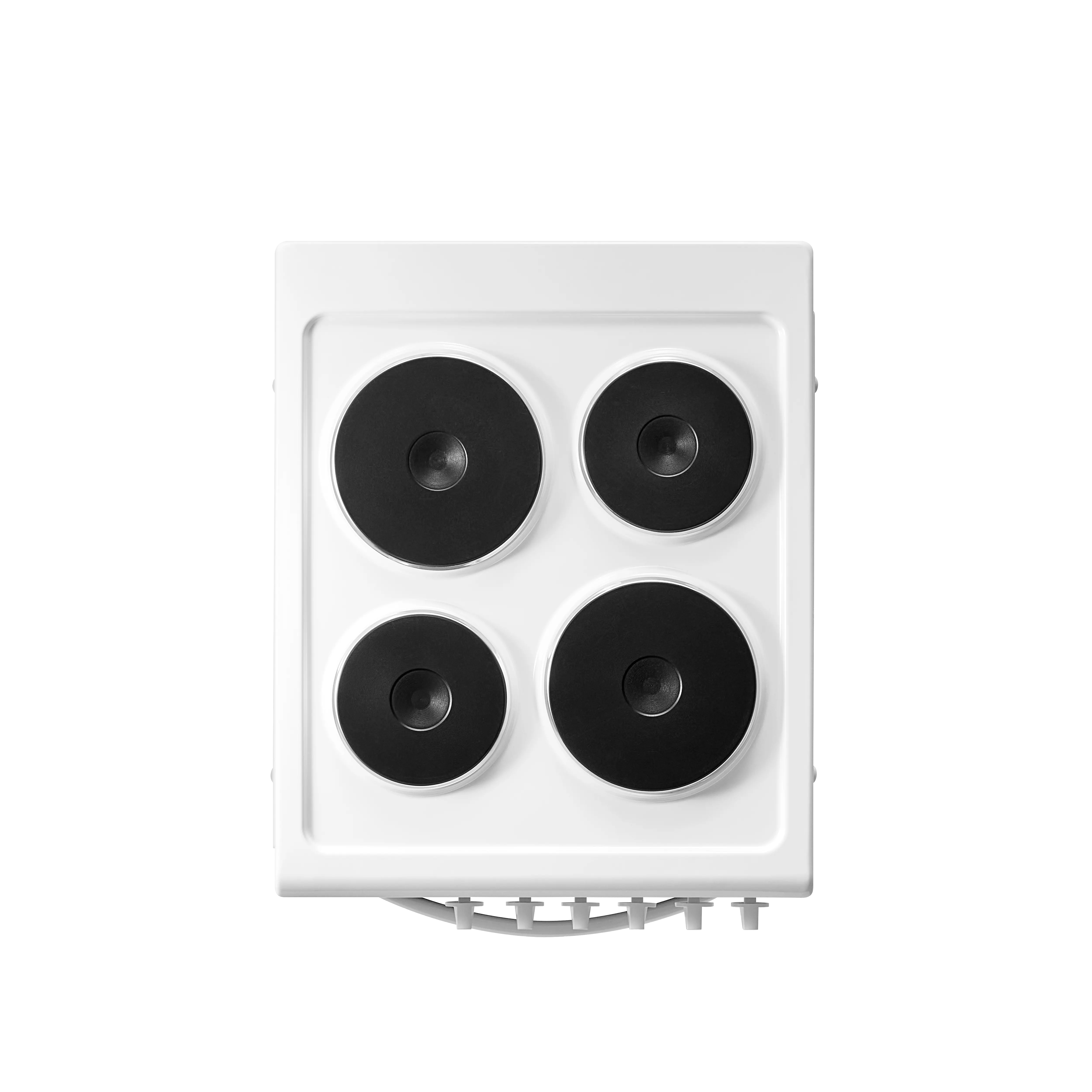 Midea MFO20DME4H109-WH 50cm Single Oven Electric Cooker with Solid Plate Hob - White thumbnail image