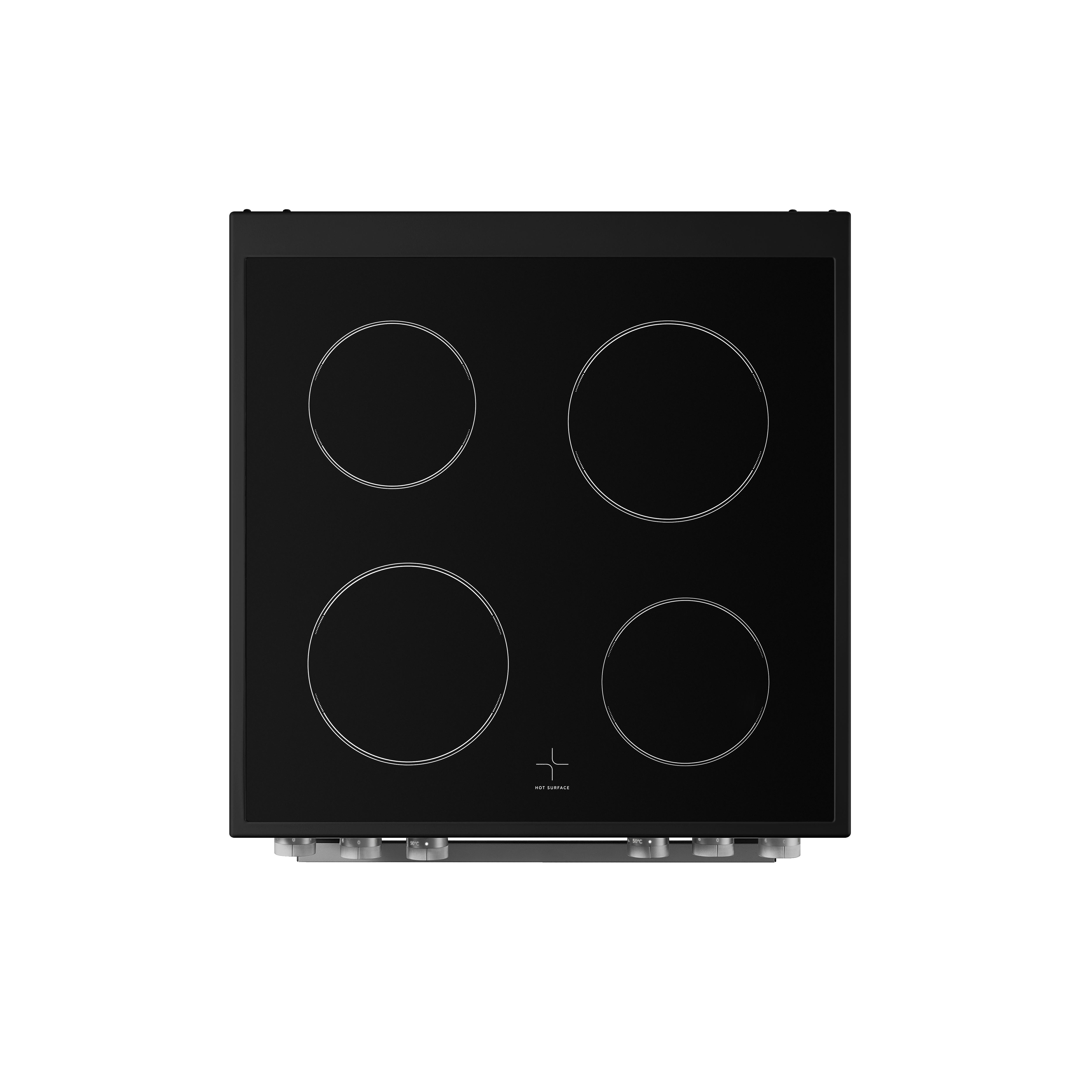 Midea MFO24EME4R118-BK 60cm Double Oven Cooker with Ceramic Hob - Black thumbnail image