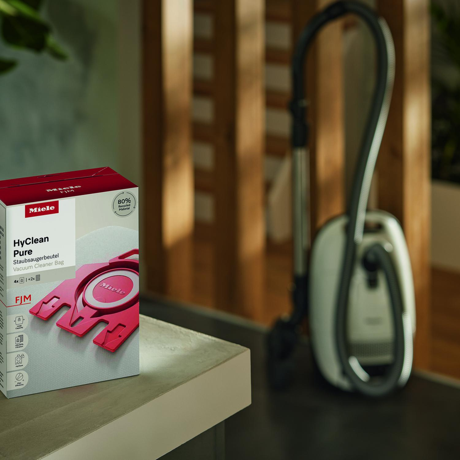 Miele FJMHyCleanPure Vacuum cleaner Bags - 4 Pack thumbnail image