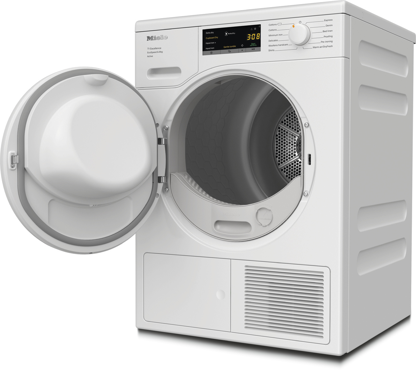 Miele TEA525 8kg Heat Pump Tumble Dryer - White thumbnail image