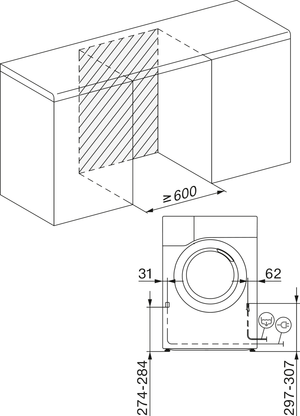 Miele TEA525 8kg Heat Pump Tumble Dryer - White thumbnail image