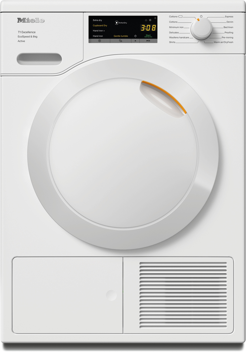 Miele TEA525 8kg Heat Pump Tumble Dryer - White thumbnail image