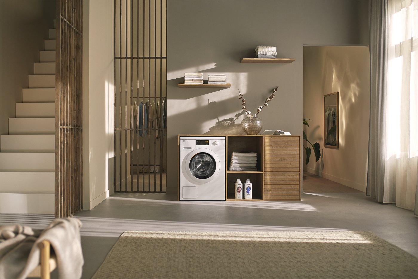 Miele WCD020WPS 8kg 1400 Spin Washing Machine - Lotus White thumbnail image