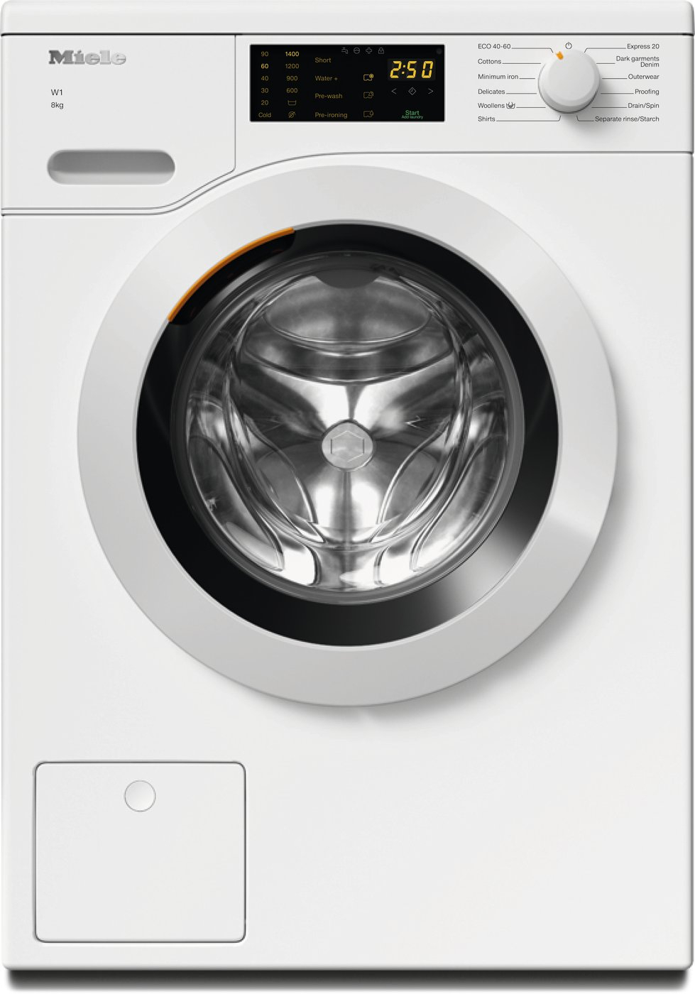 Miele WCD020WPS 8kg 1400 Spin Washing Machine - Lotus White thumbnail image