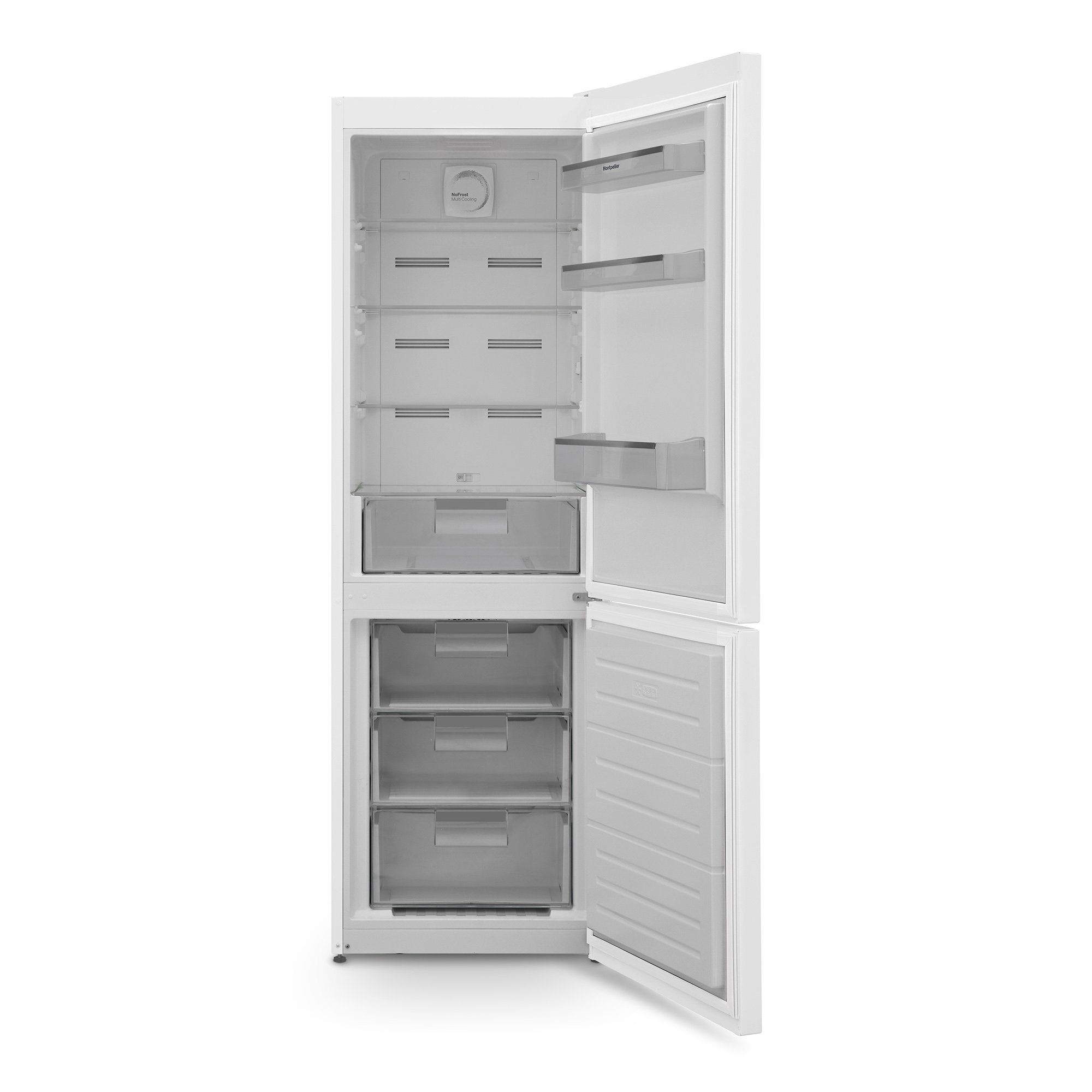 Montpellier MNF1860W 59.5cm 60/40 Frost Free Fridge Freezer - White thumbnail image
