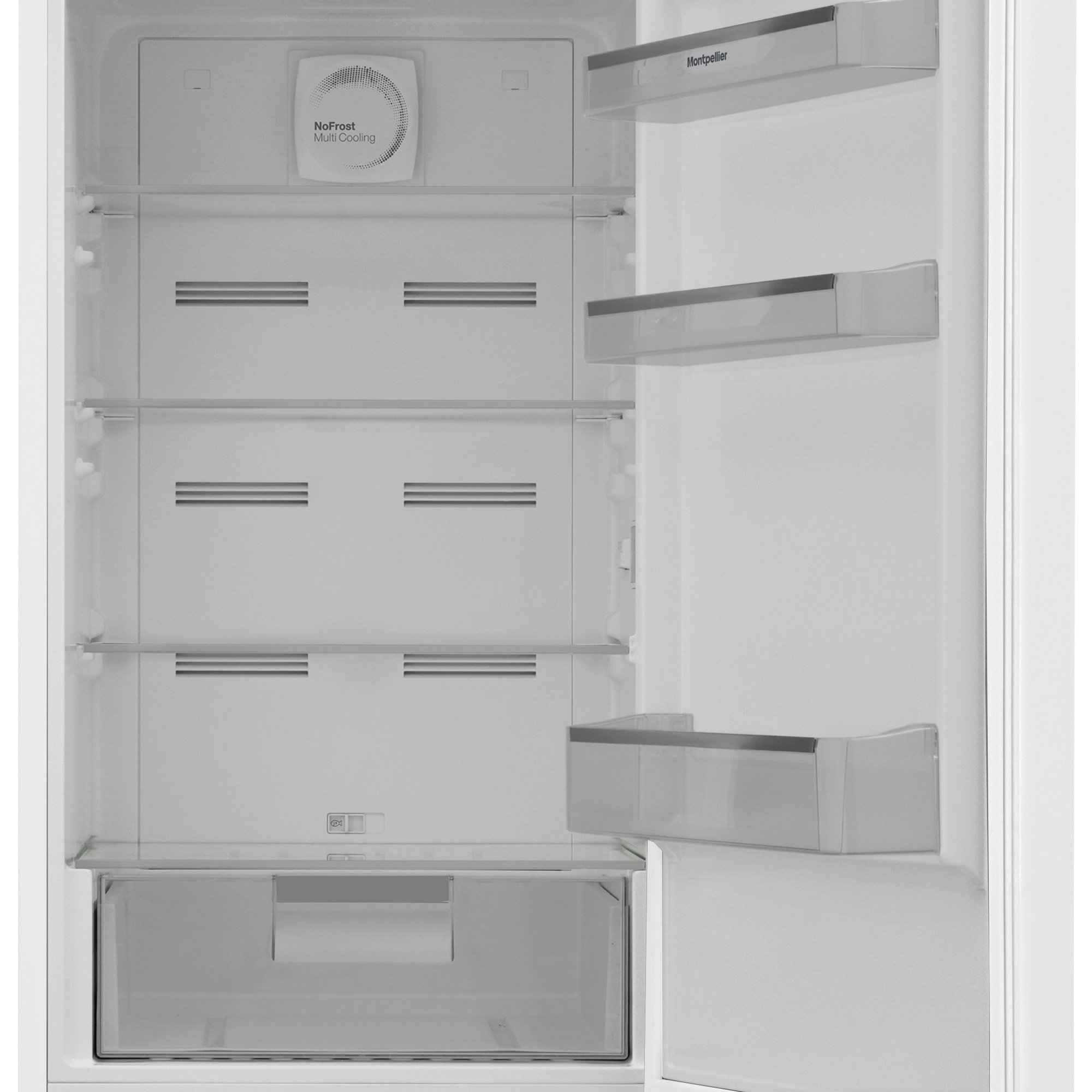 Montpellier MNF1860W 59.5cm 60/40 Frost Free Fridge Freezer - White thumbnail image