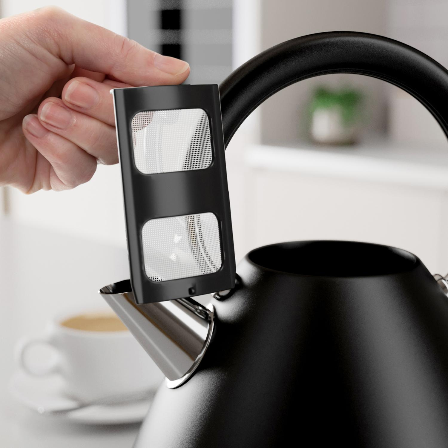 Morphy Richards 100131 1.5 Litres Venture Pyramid Rapid Boil Kettle - Black thumbnail image