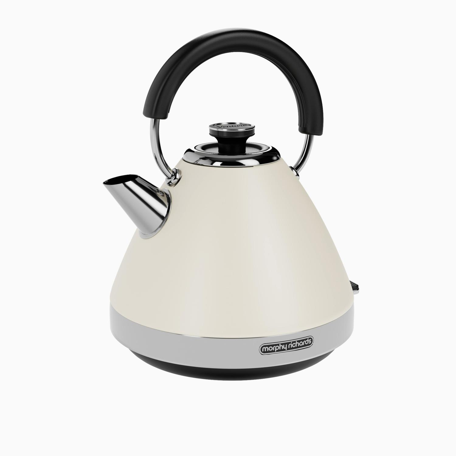 Morphy Richards 100132 1.5 Litres Venture Pyramid Rapid Boil Kettle - Cream thumbnail image