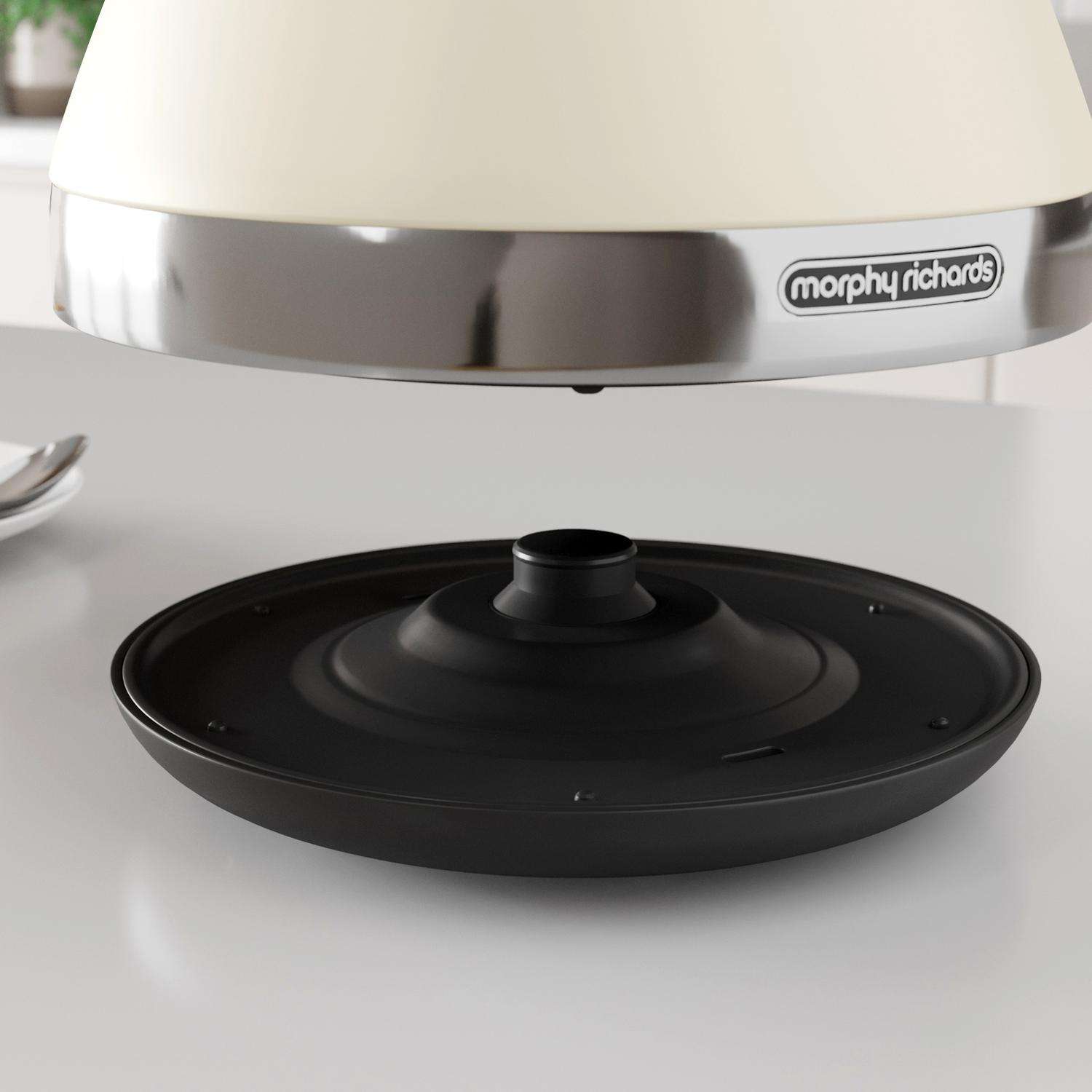 Morphy Richards 100132 1.5 Litres Venture Pyramid Rapid Boil Kettle - Cream thumbnail image