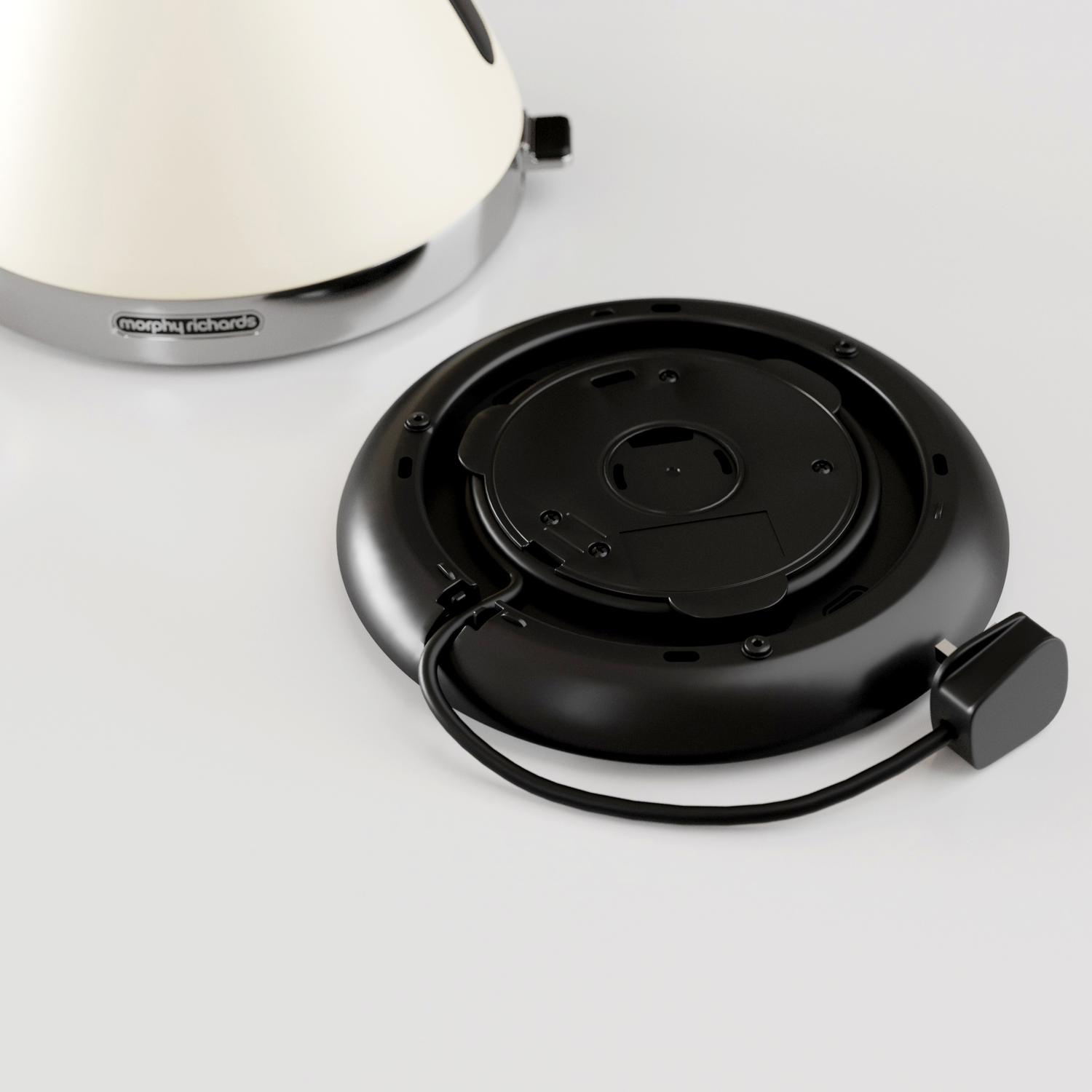 Morphy Richards 100132 1.5 Litres Venture Pyramid Rapid Boil Kettle - Cream thumbnail image
