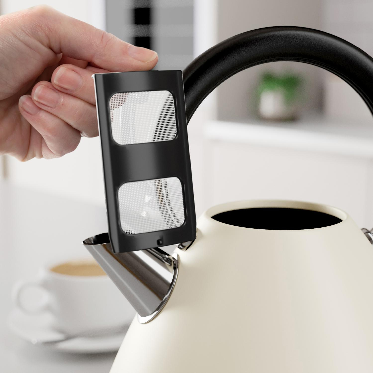 Morphy Richards 100132 1.5 Litres Venture Pyramid Rapid Boil Kettle - Cream thumbnail image