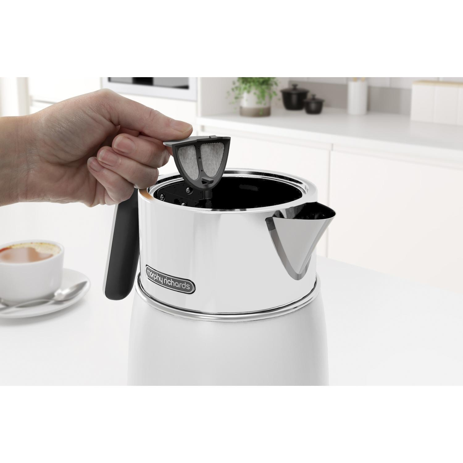 Morphy Richards 100704 1.5 Litre Signature Matt White Jug Kettle thumbnail image