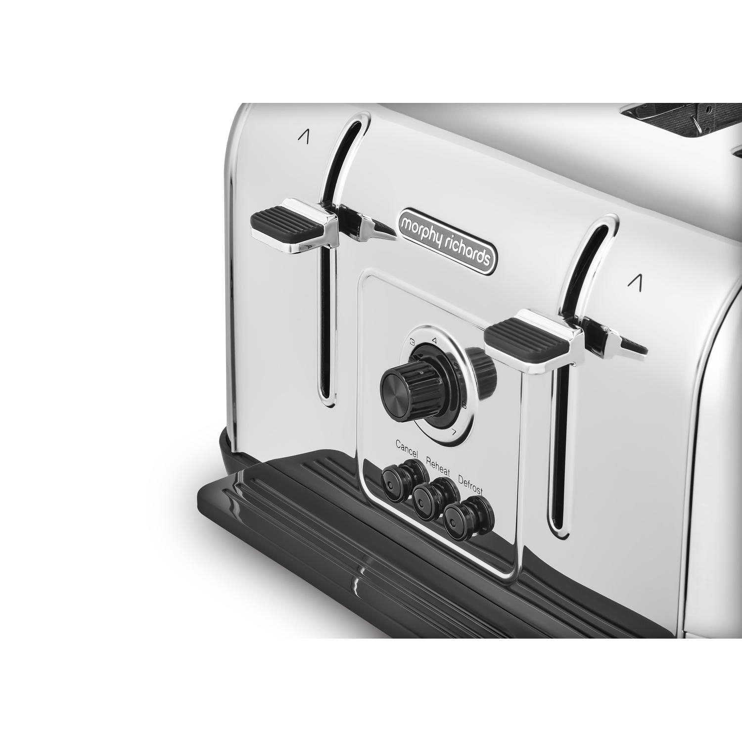 Morphy Richards 240130 Venture 4 Slice Toaster - Brushed thumbnail image