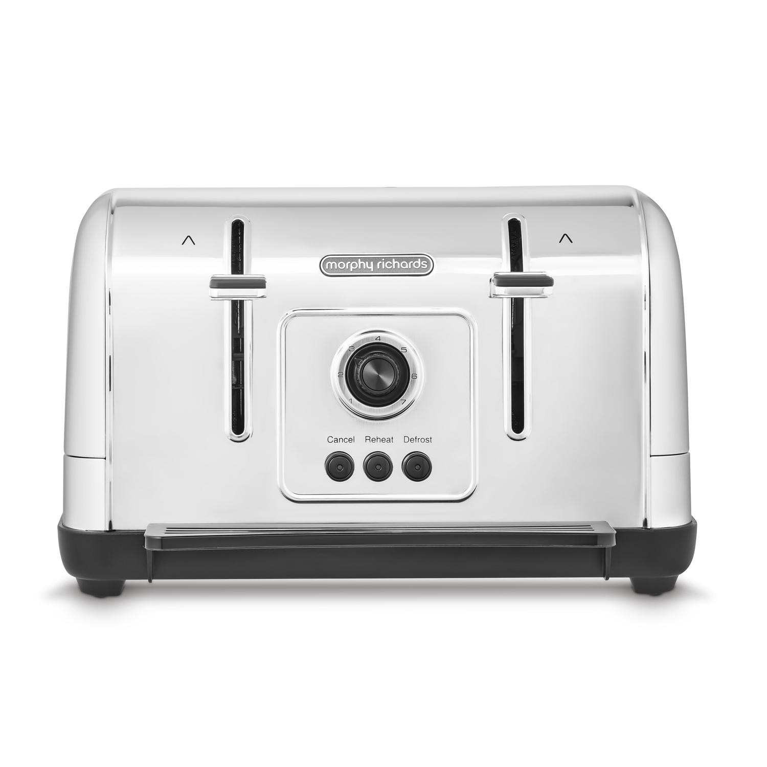 Morphy Richards 240130 Venture 4 Slice Toaster - Brushed thumbnail image