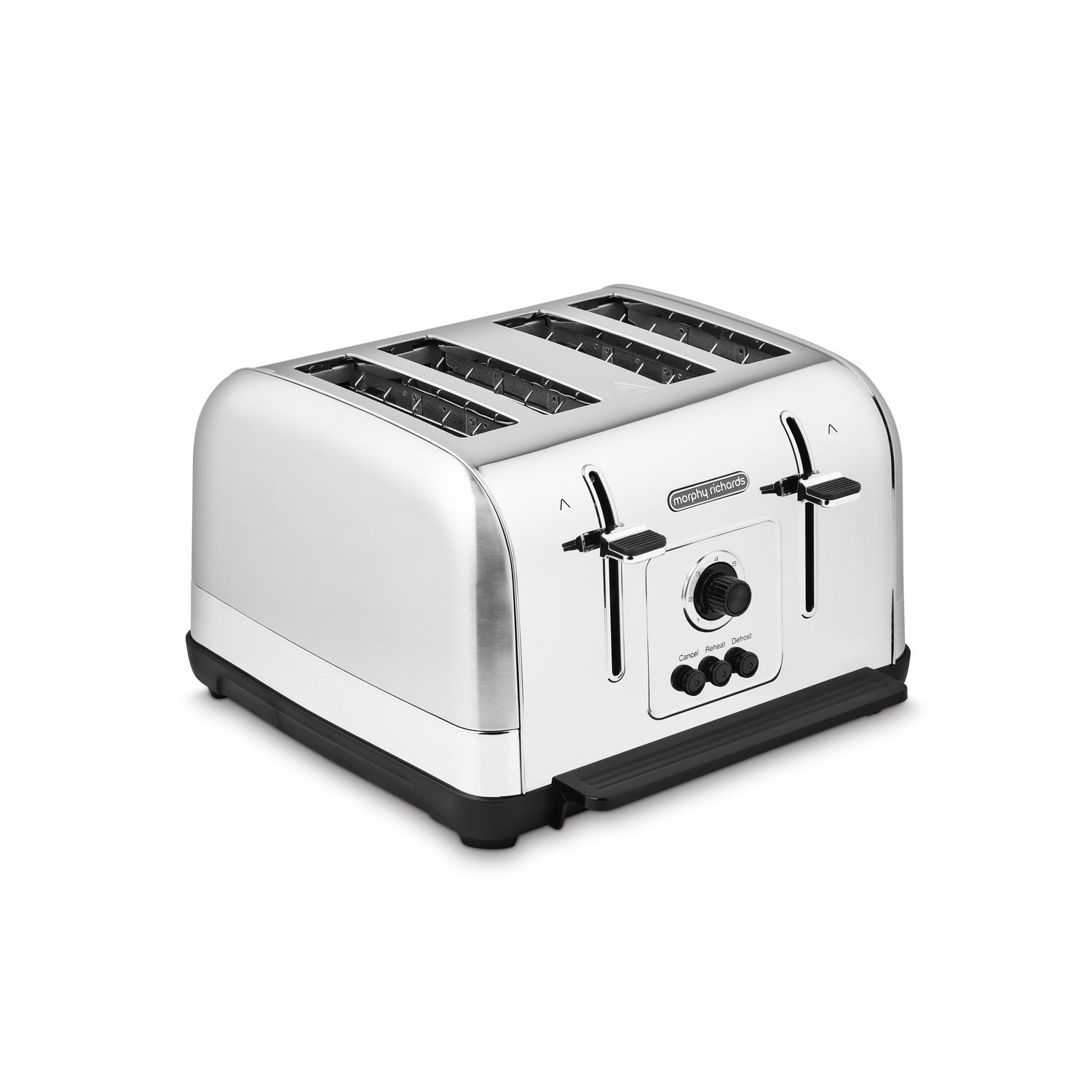 Morphy Richards 240130 Venture 4 Slice Toaster - Brushed thumbnail image