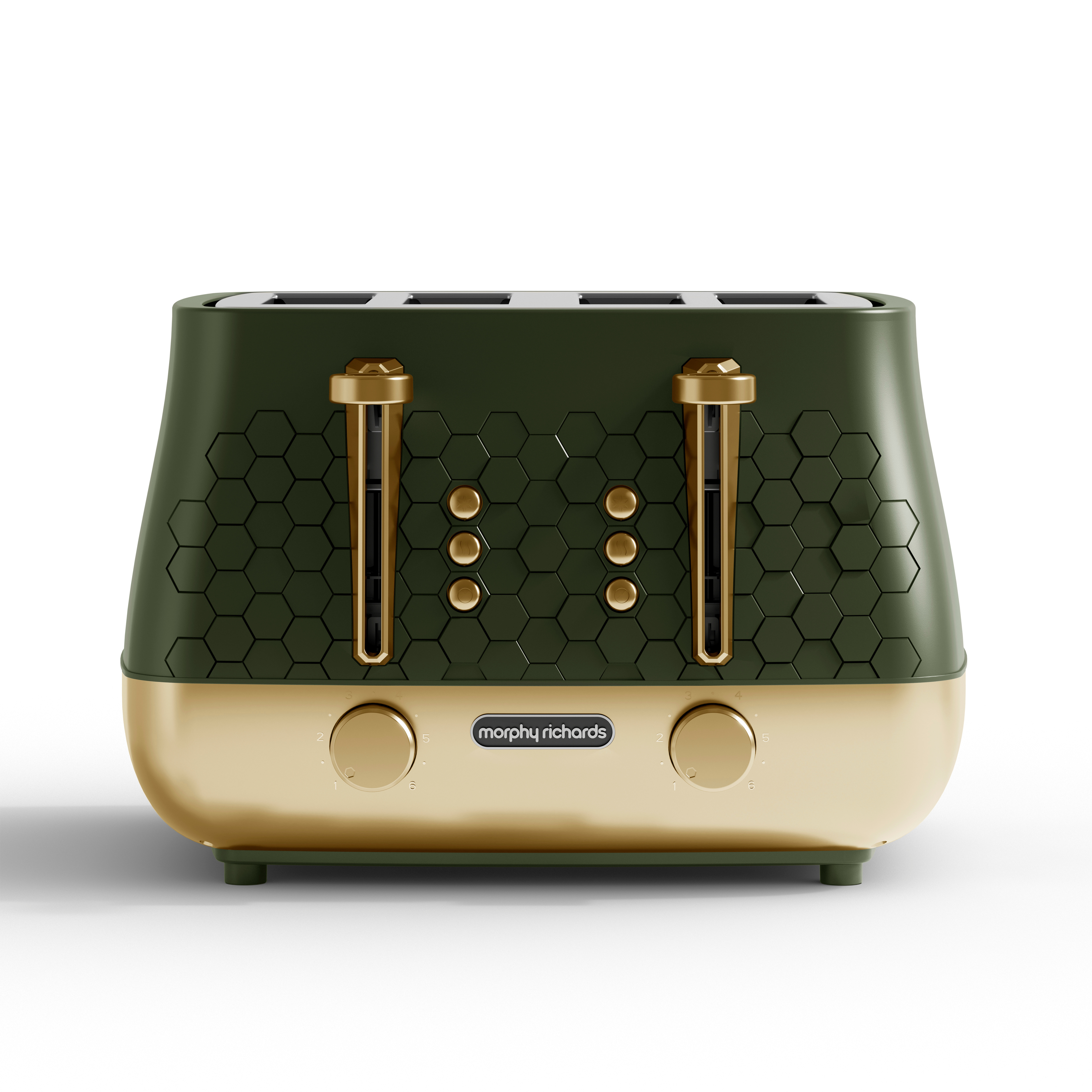 Morphy Richards 243022 Cassini 4-Slice Toaster Olivine - Green thumbnail image
