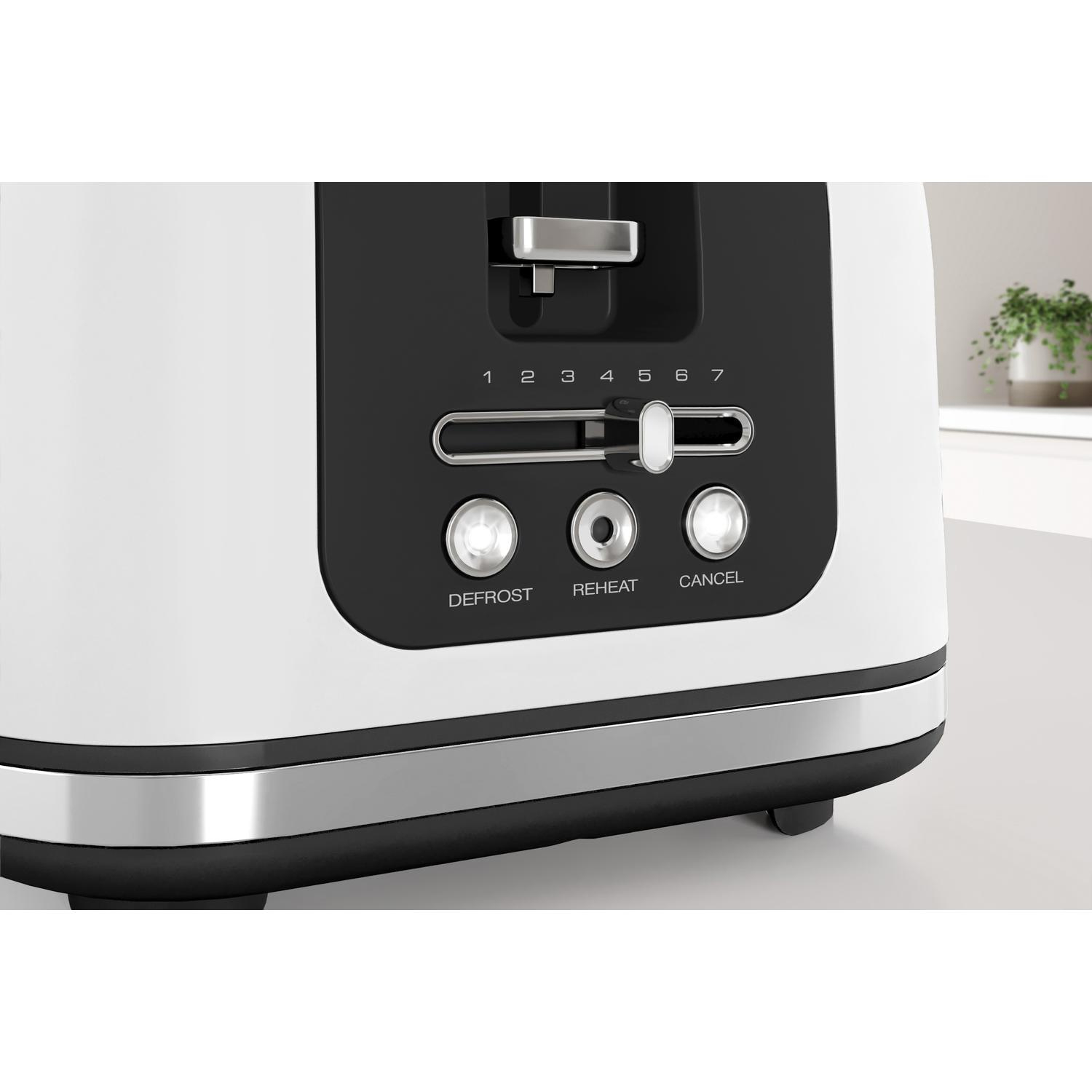 Morphy Richards 245704 Signature 4 Slice Toaster - Moonlight White thumbnail image