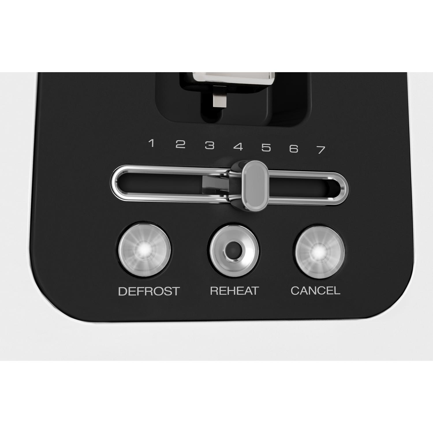Morphy Richards 245704 Signature 4 Slice Toaster - Moonlight White thumbnail image