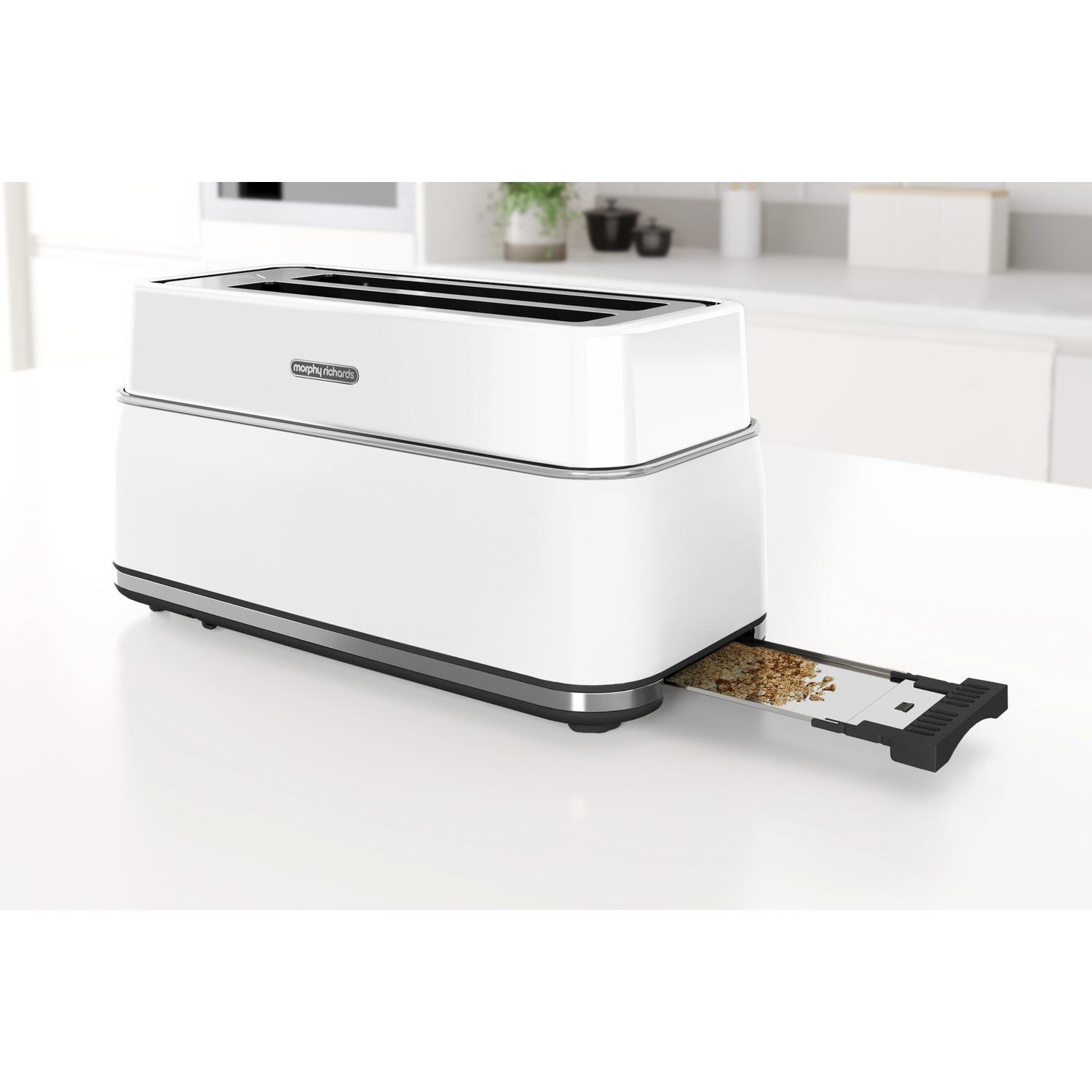 Morphy Richards 245704 Signature 4 Slice Toaster - Moonlight White thumbnail image
