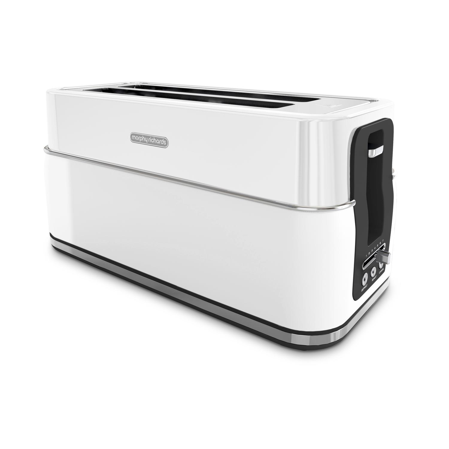 Morphy Richards 245704 Signature 4 Slice Toaster - Moonlight White thumbnail image