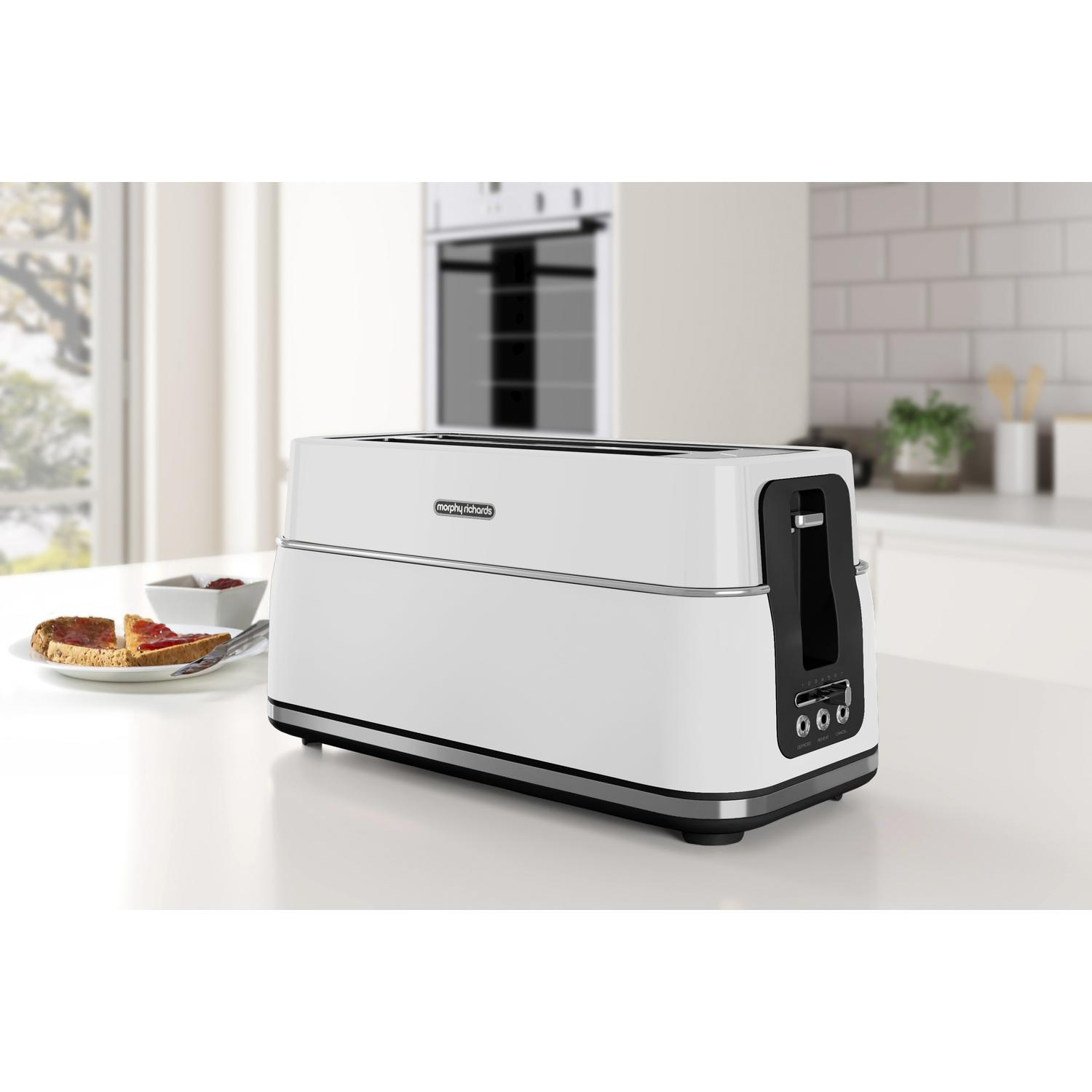 Morphy Richards 245704 Signature 4 Slice Toaster - Moonlight White thumbnail image