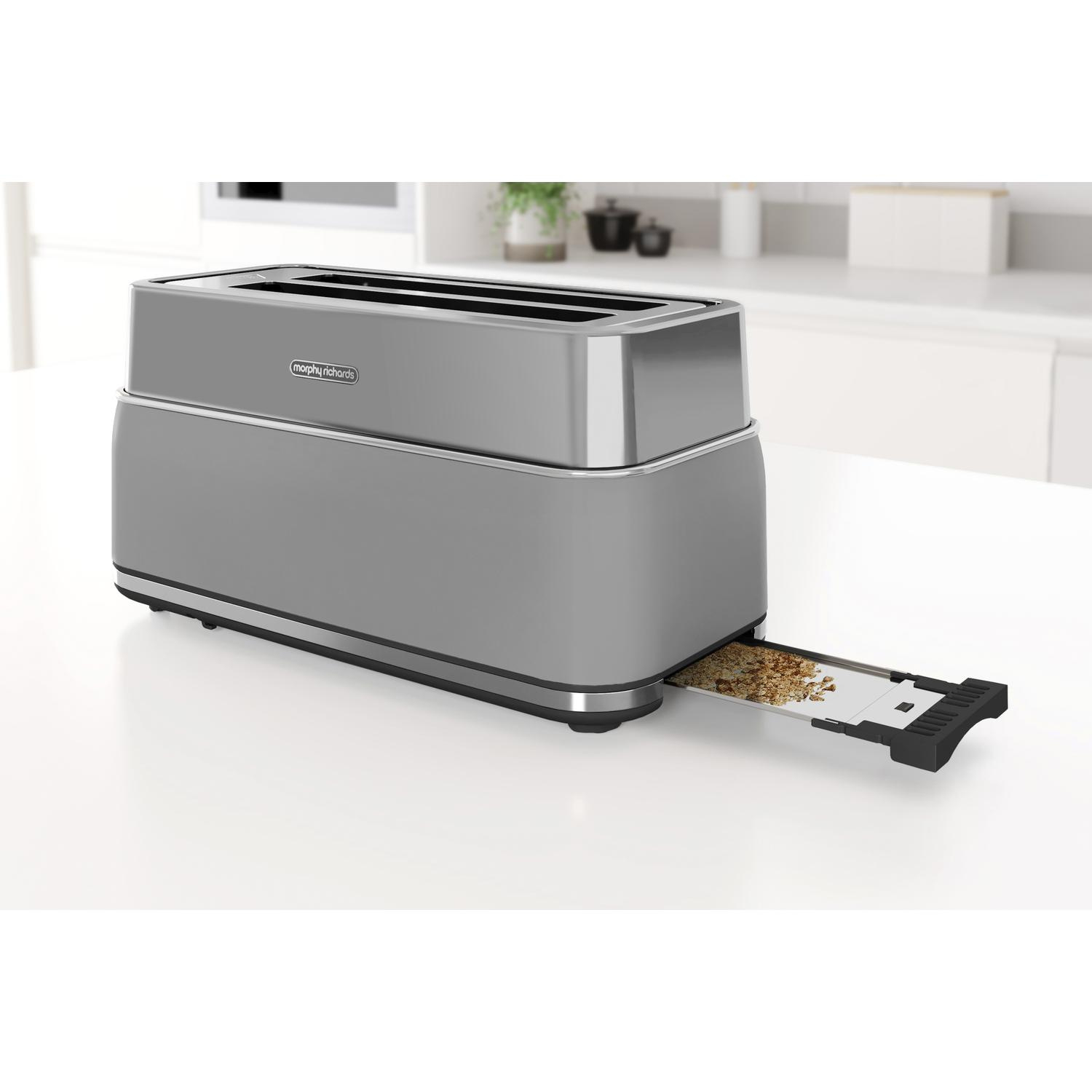 Morphy Richards Signature 4 Slice Toaster - Grey thumbnail image